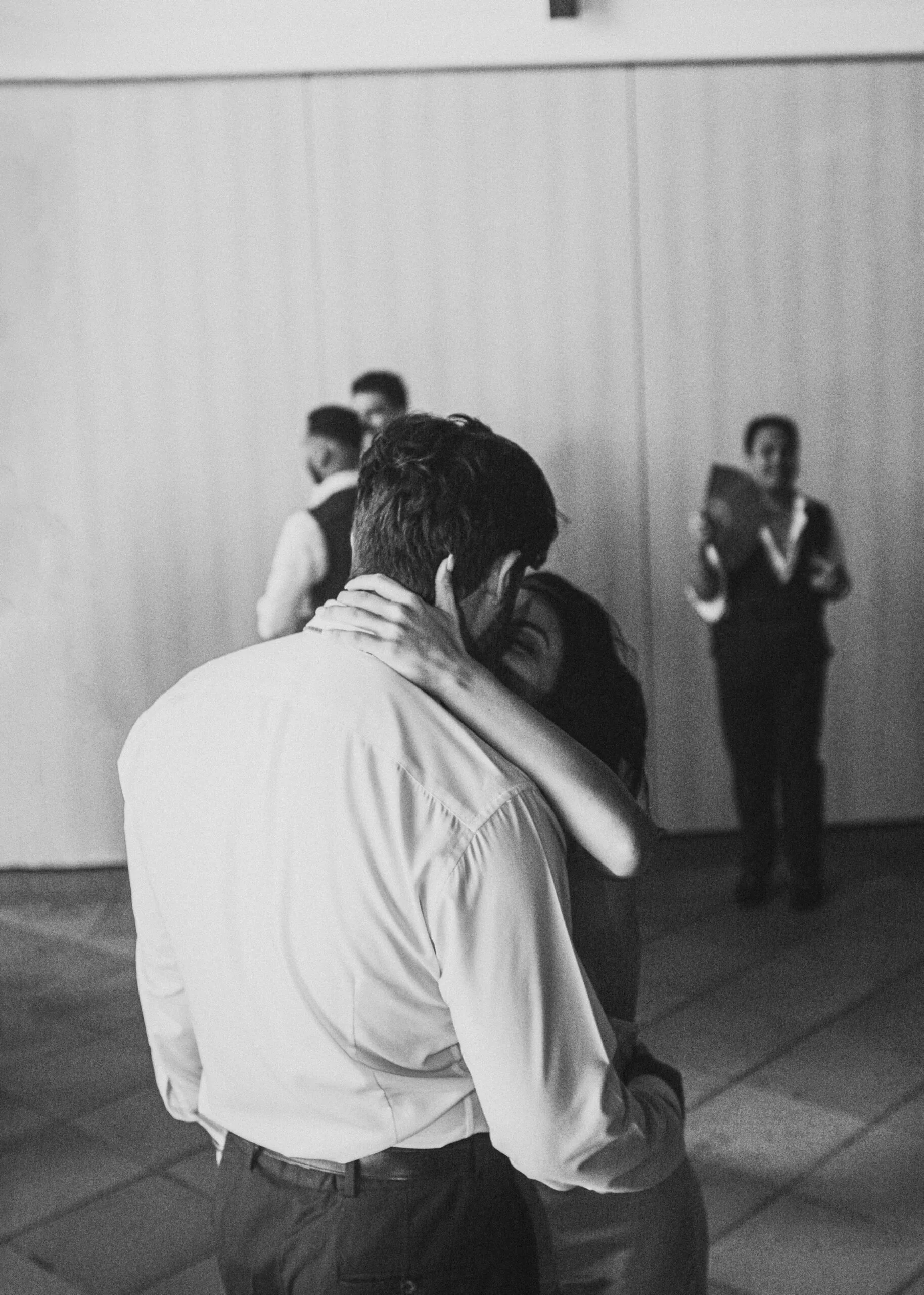 Elegant black and white wedding portrait - Wedding Photography in Barcelona