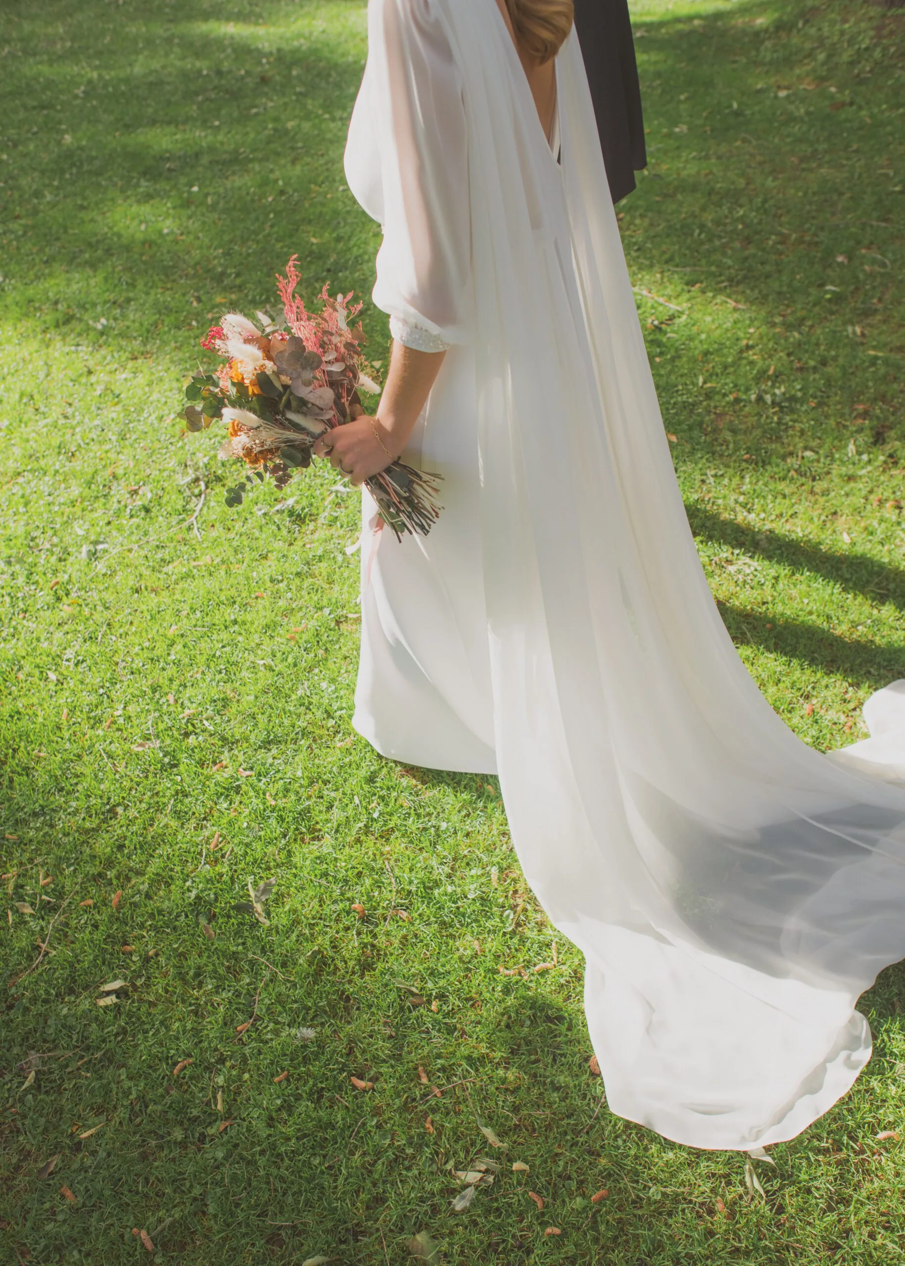 Intimate wedding moment between the couple - Wedding Photography in Barcelona