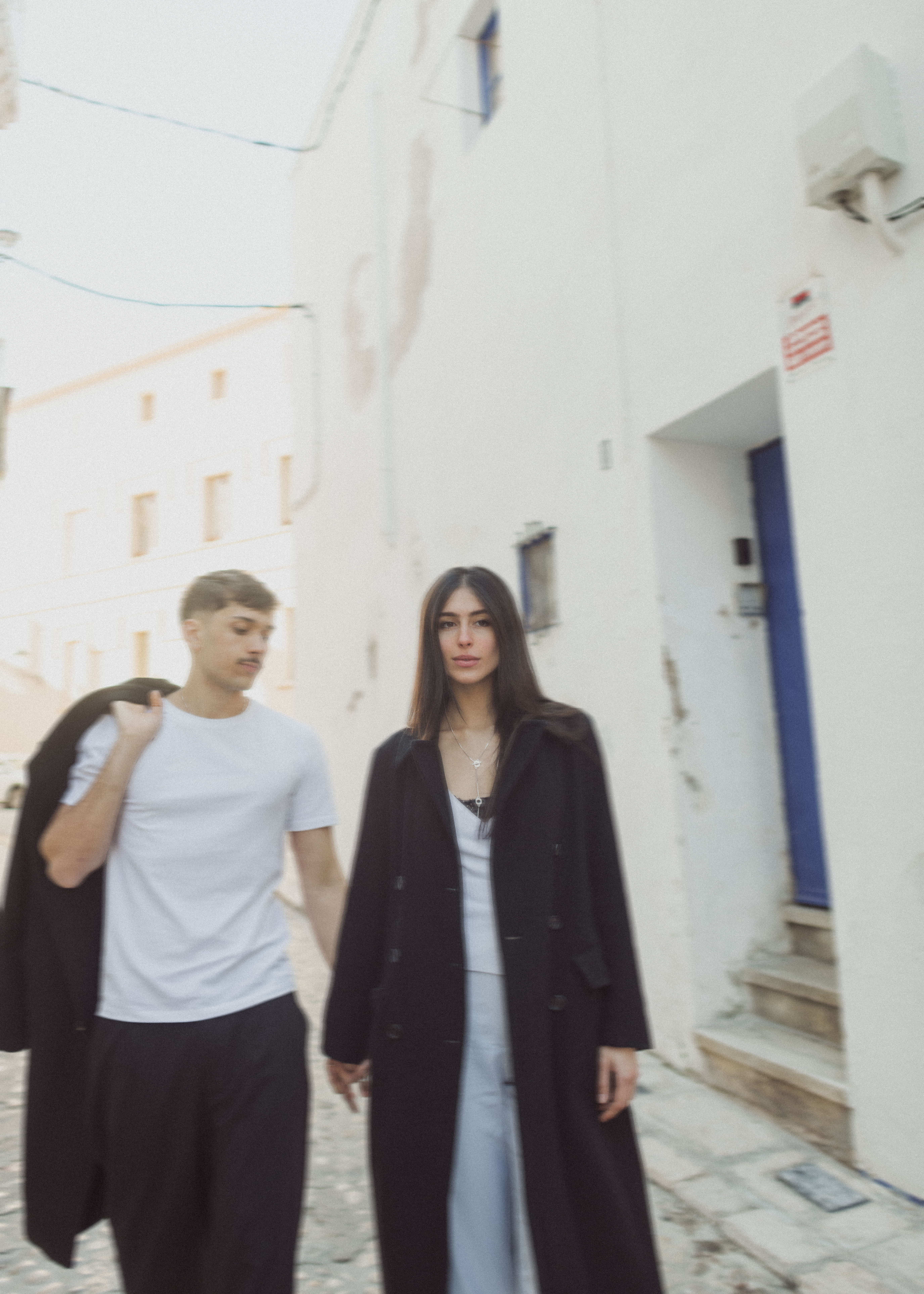 Editorial Couple Portraits: Capturing Sitges' Urban Vibe
