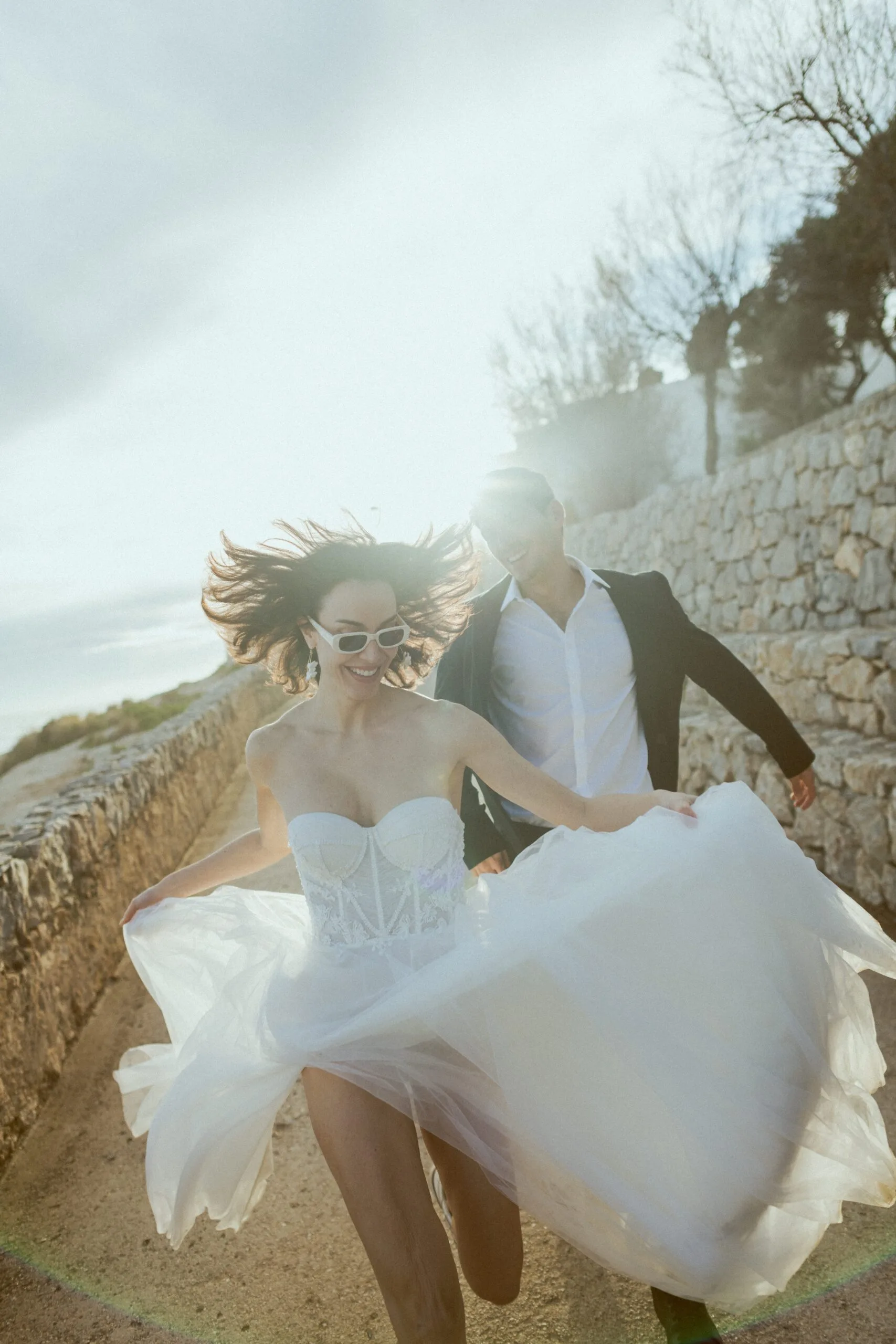 Wedding photography with a bizarre style in Barcelona