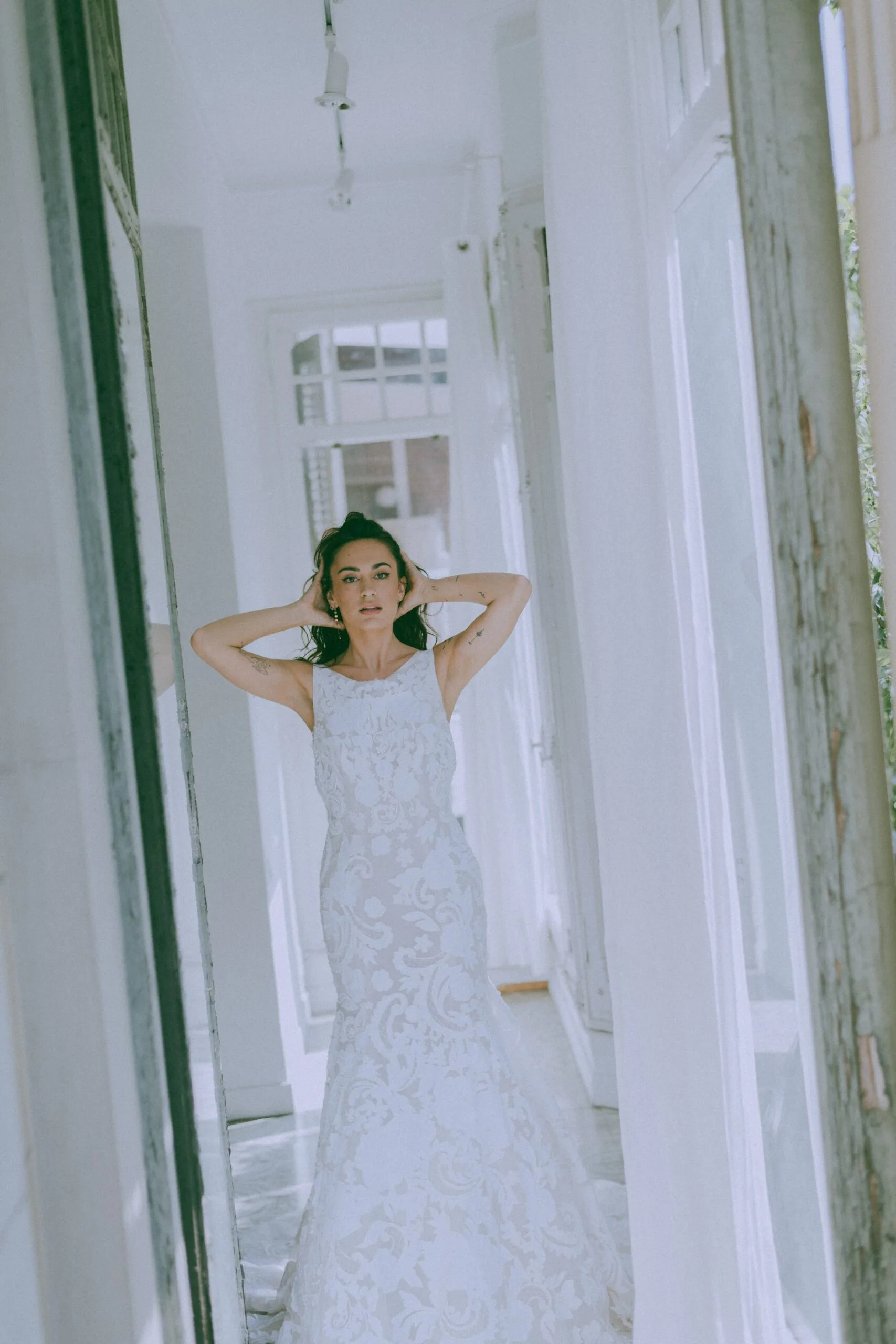Luxury wedding dress by Ines di Santo at Bridal Avenue Barcelona