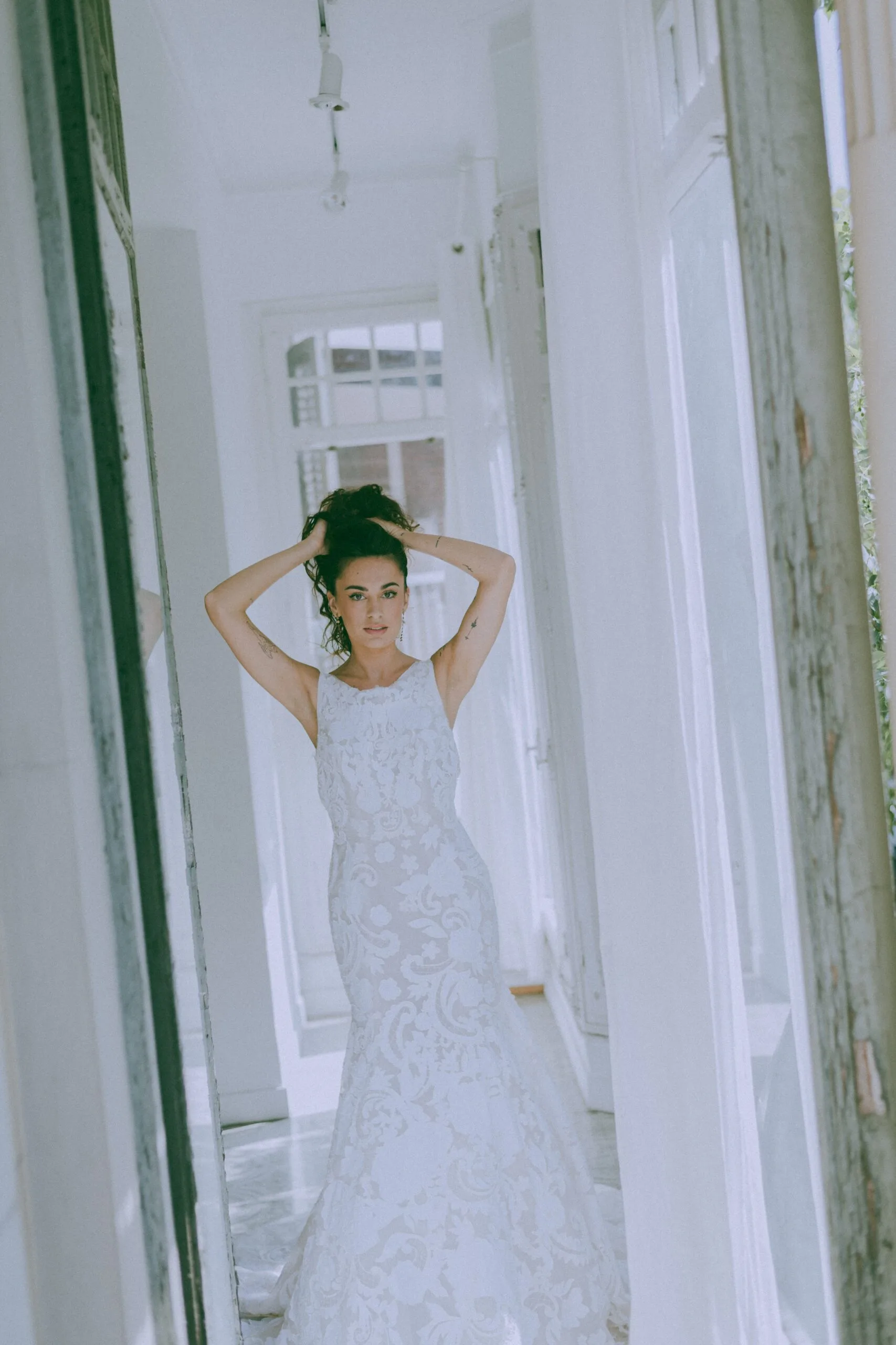 Sophisticated bridal gown by Ines di Santo at Bridal Avenue Barcelona