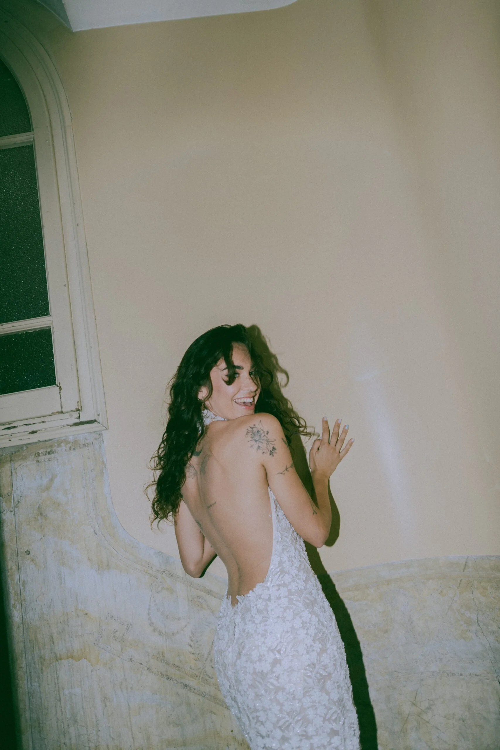 Luxury wedding dress by Ines di Santo at Bridal Avenue Barcelona