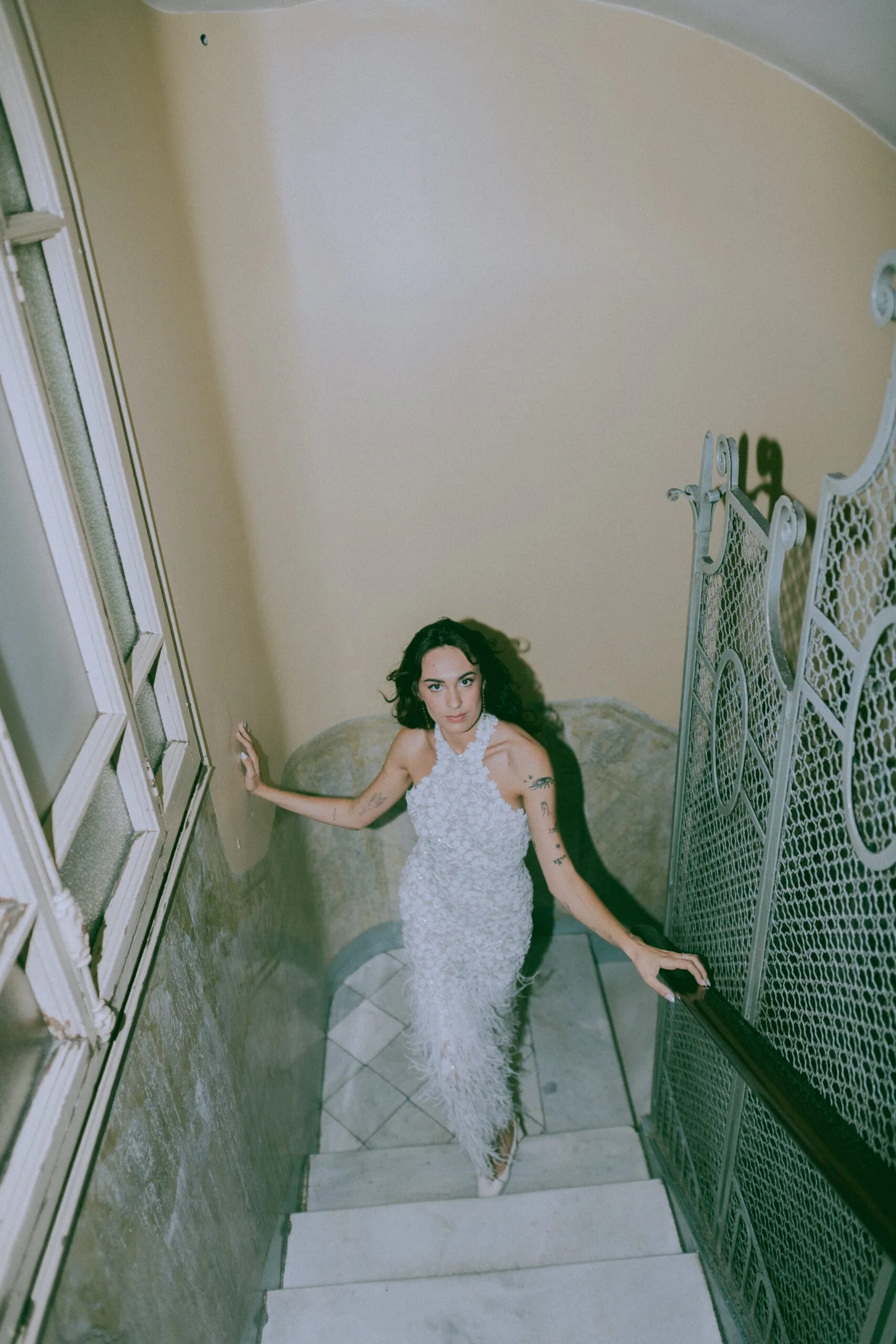 Sophisticated bridal gown by Ines di Santo at Bridal Avenue Barcelona