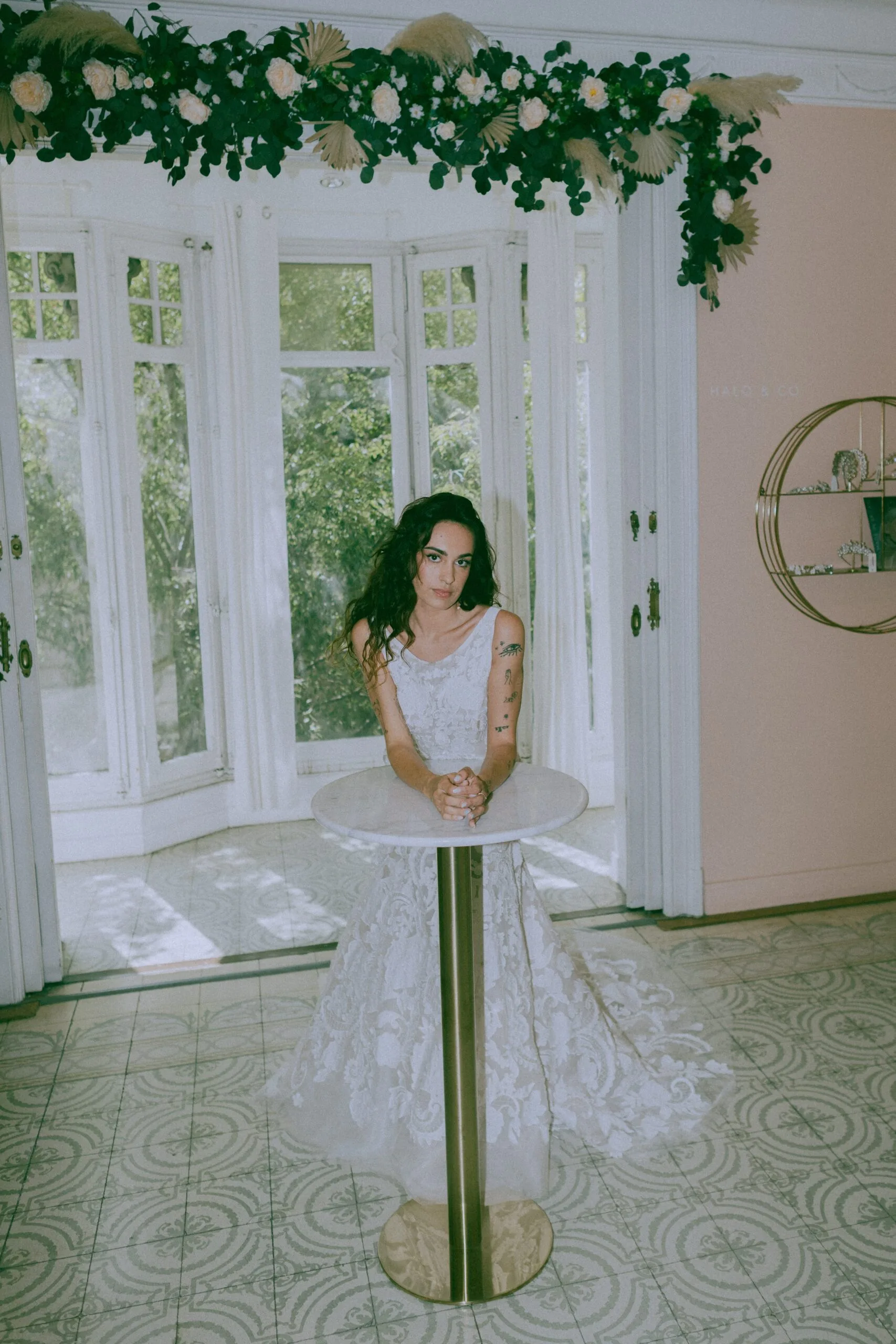 Designer bridal gown by Ines di Santo at Bridal Avenue Barcelona