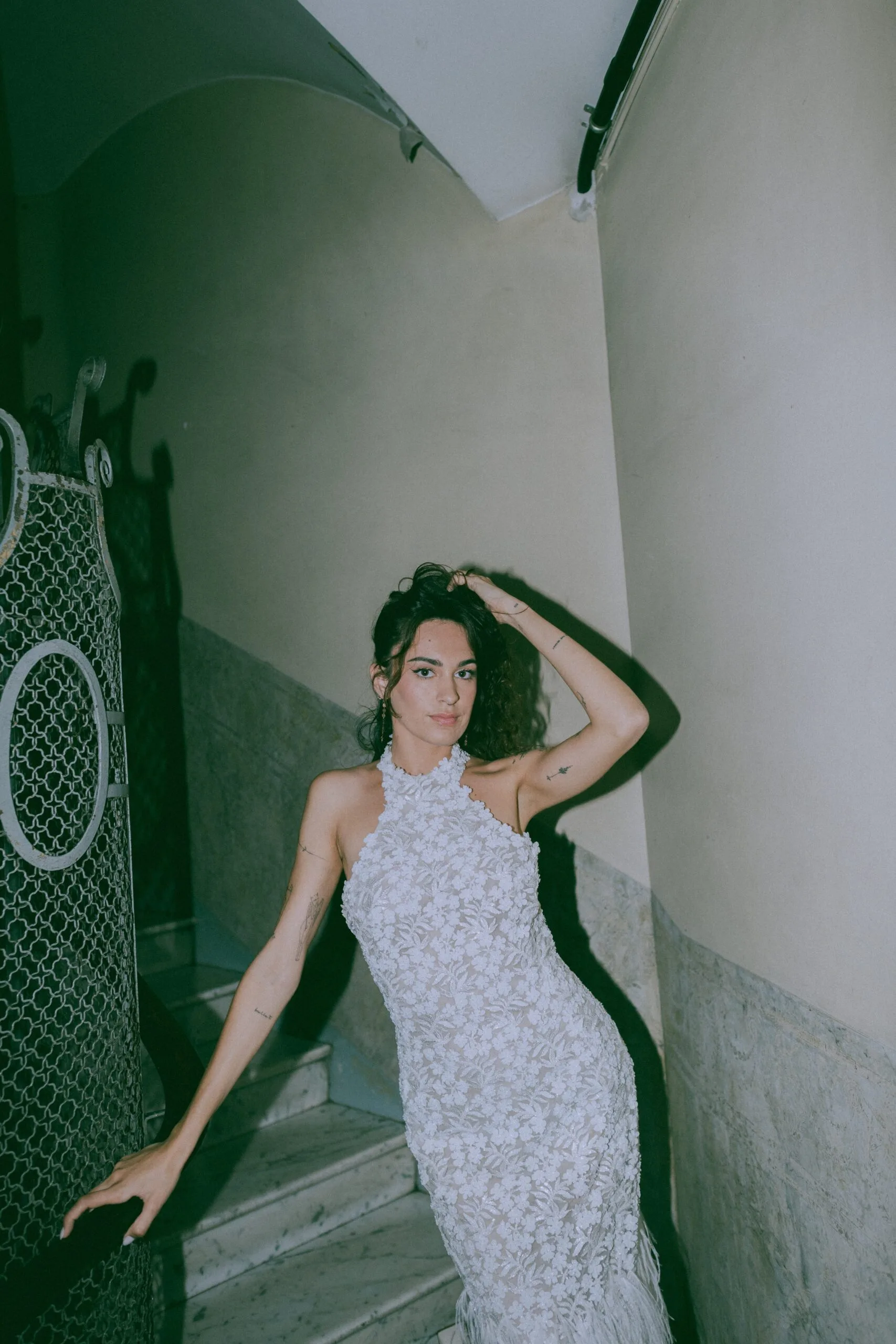 Exclusive bridal gown design by Ines di Santo at Bridal Avenue Barcelona