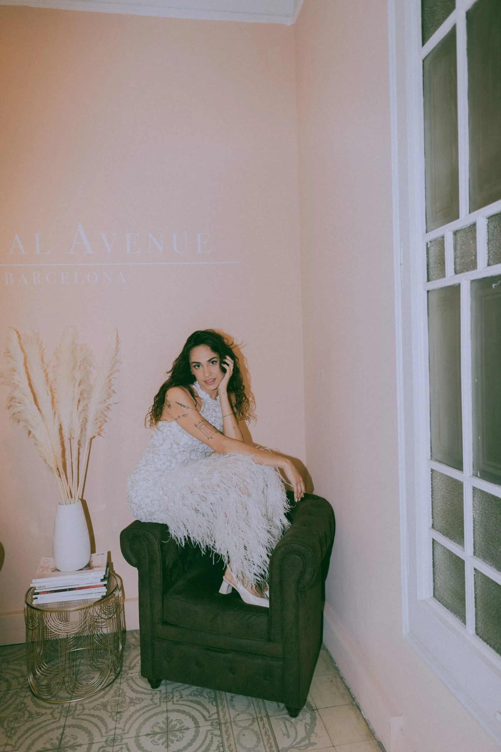 Sophisticated bridal gown by Ines di Santo at Bridal Avenue Barcelona
