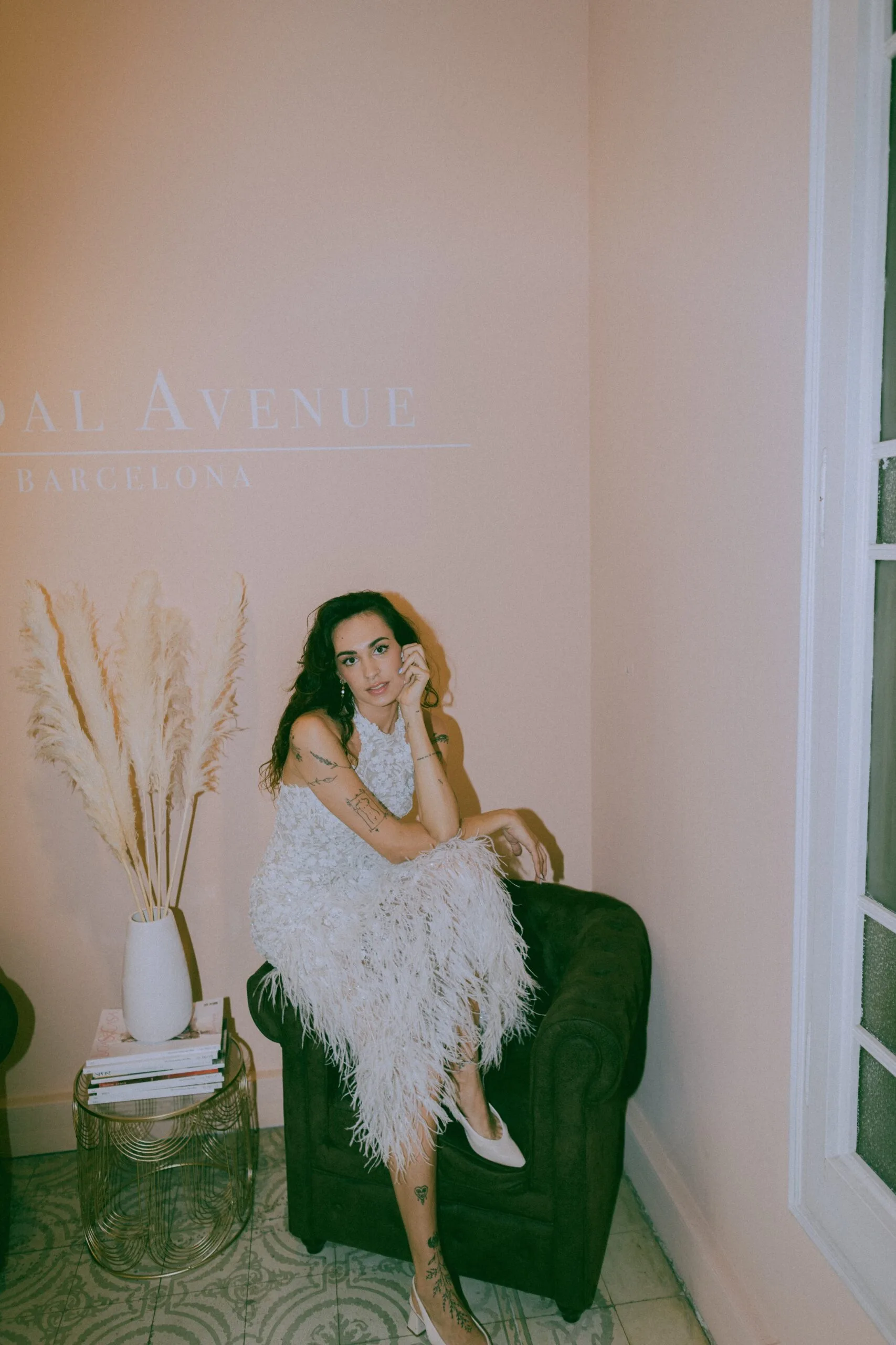 High couture wedding dress by Ines di Santo at Bridal Avenue Barcelona