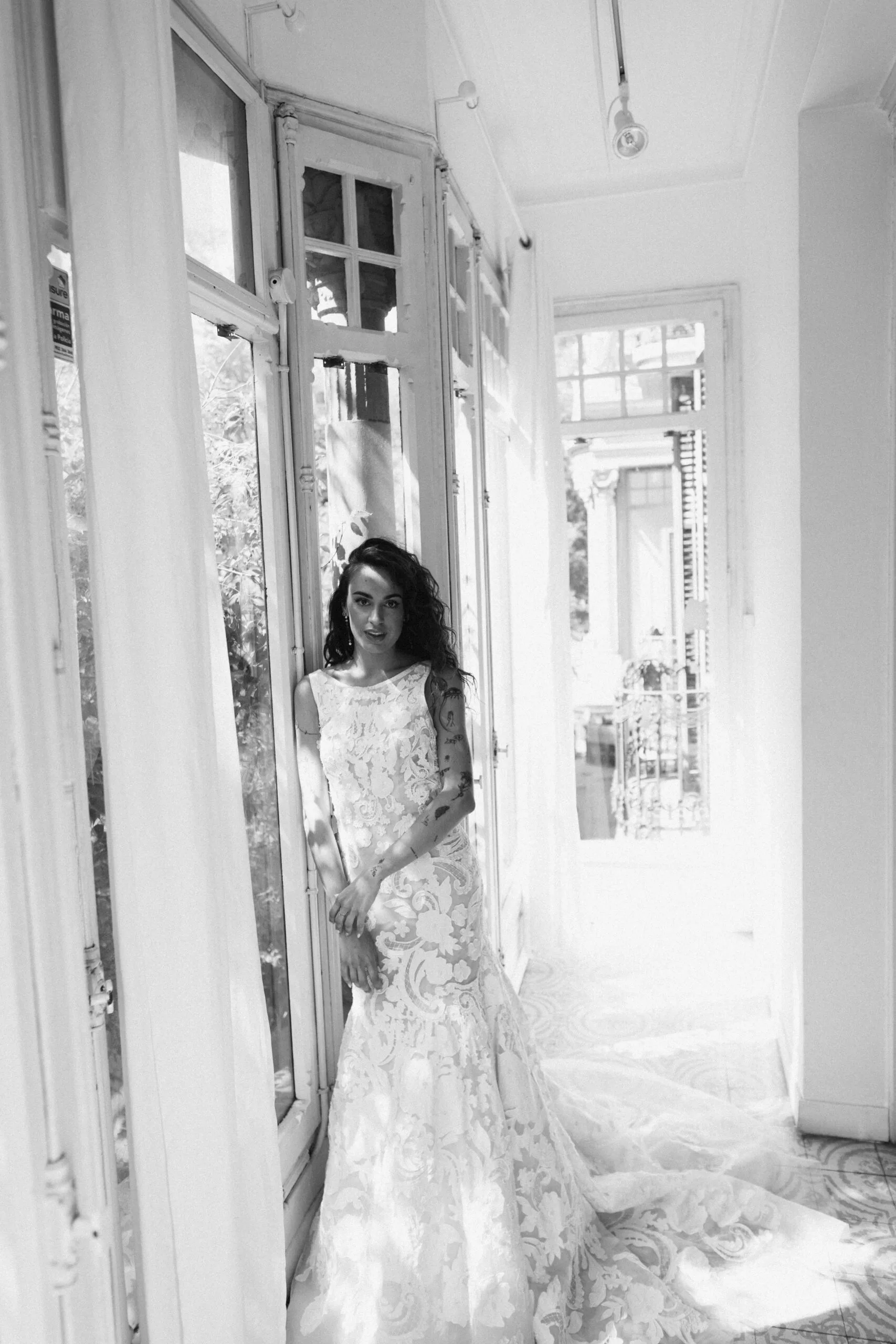 Exclusive bridal gown design by Ines di Santo at Bridal Avenue Barcelona