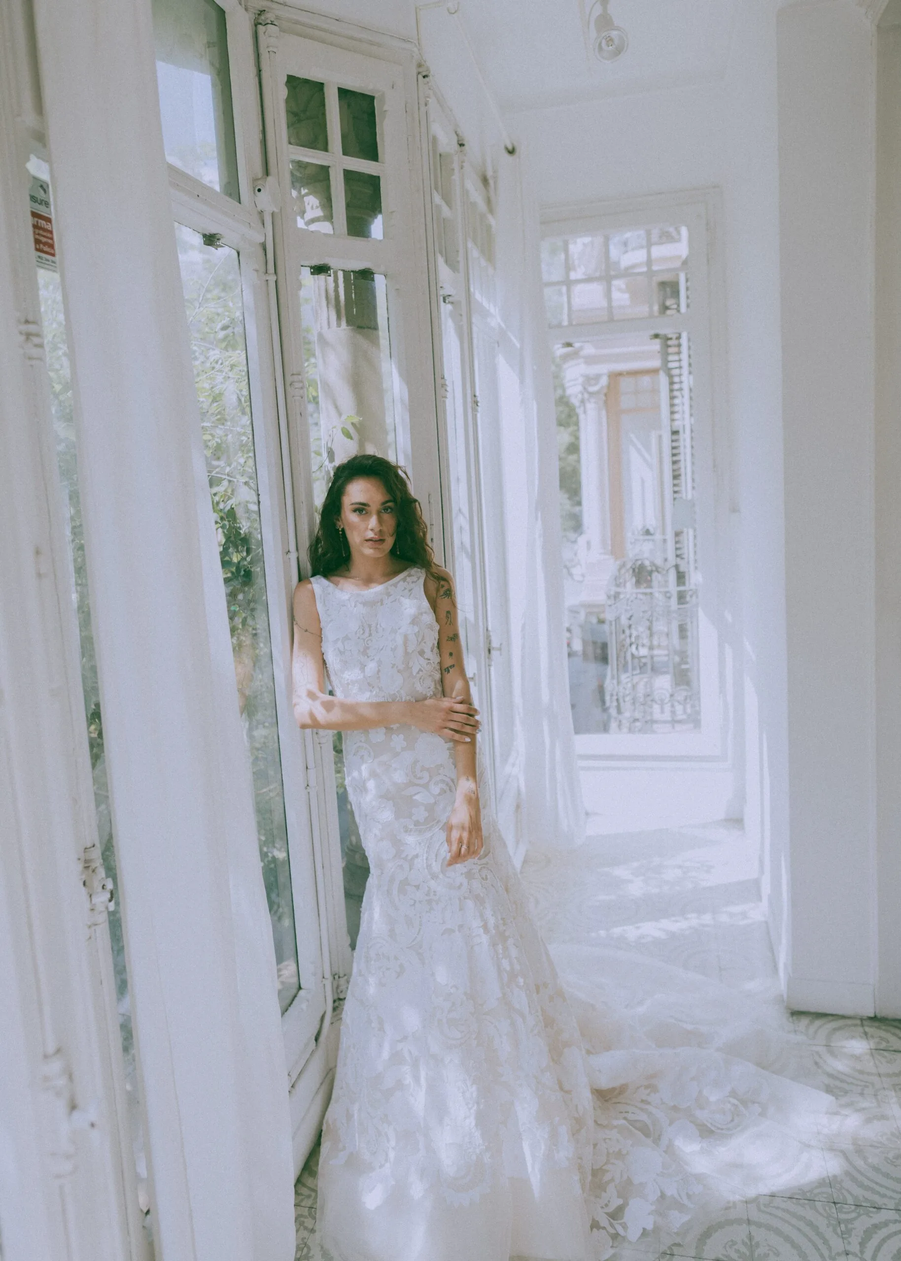 Luxury wedding dress by Ines di Santo at Bridal Avenue Barcelona