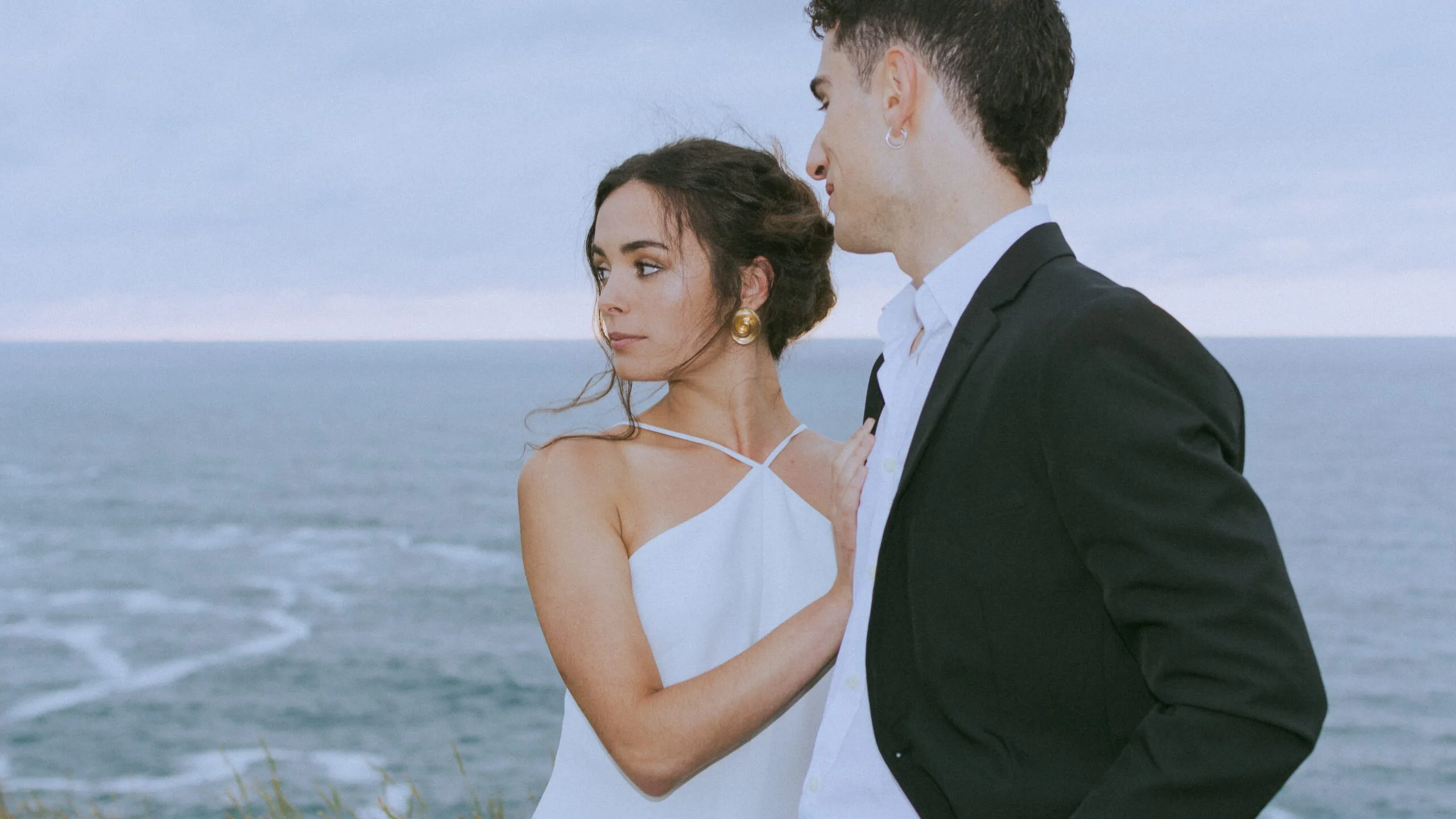 Detalles de la boda frente al mar con decoración en Santander