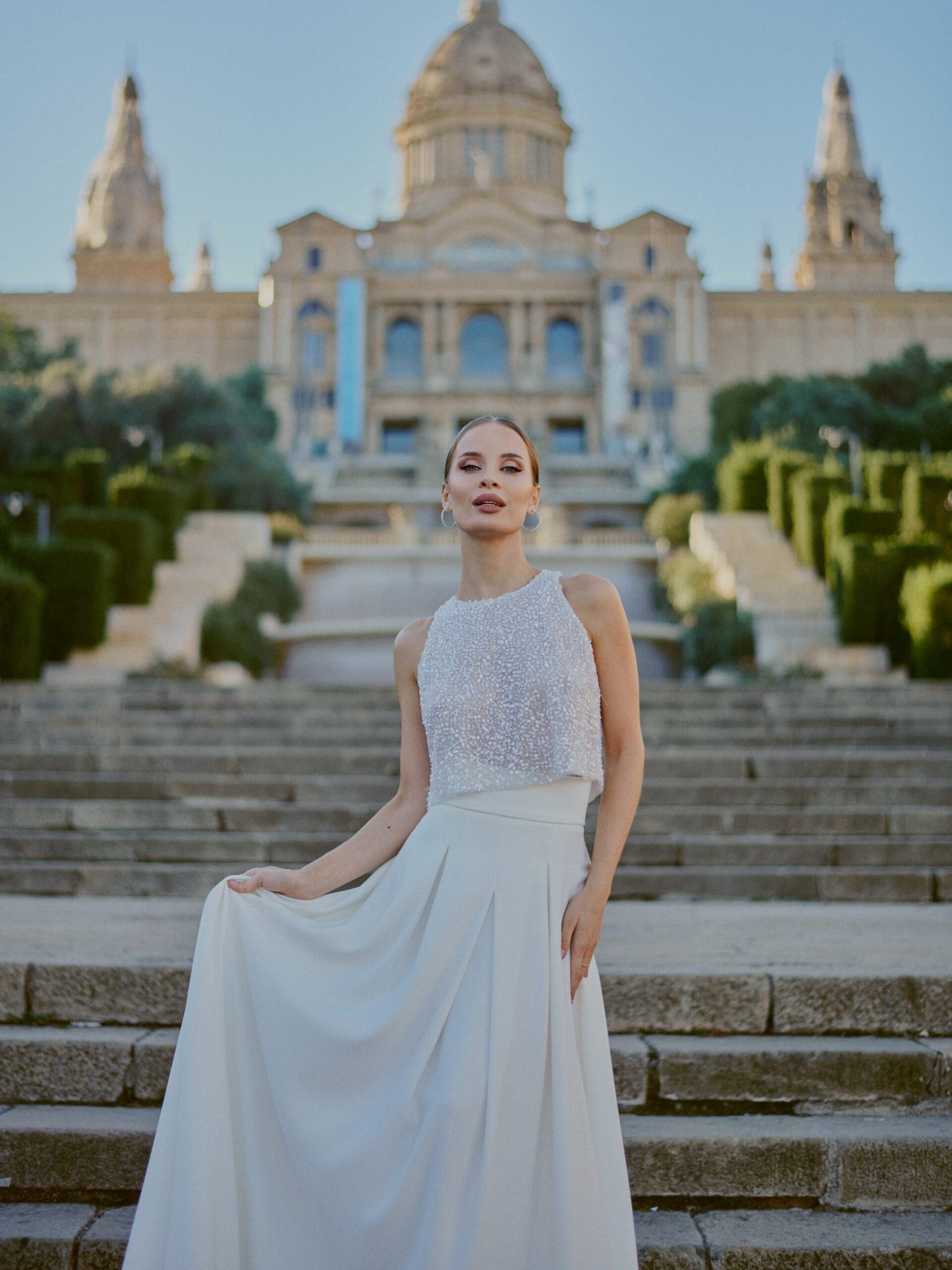 Wedding photographer Barcelona Bridal avenue