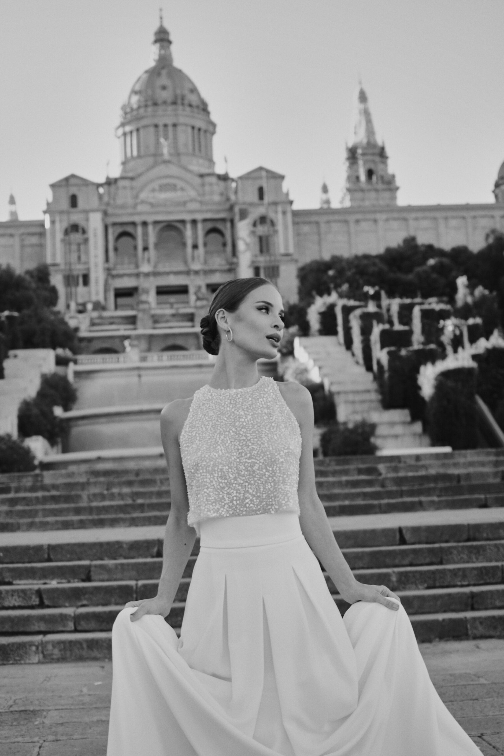 Wedding photographer Barcelona Bridal avenue