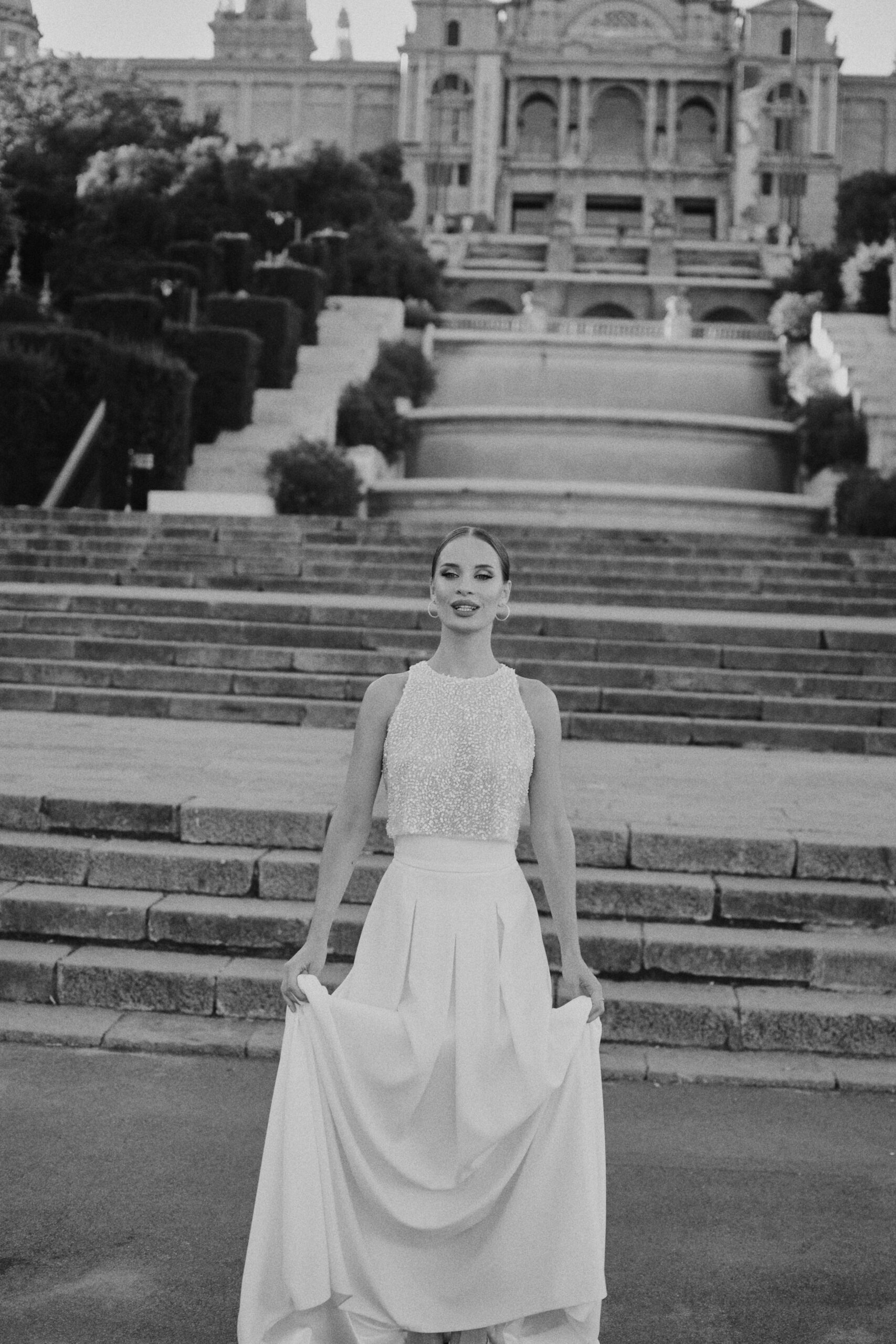 Wedding photographer Barcelona Bridal avenue