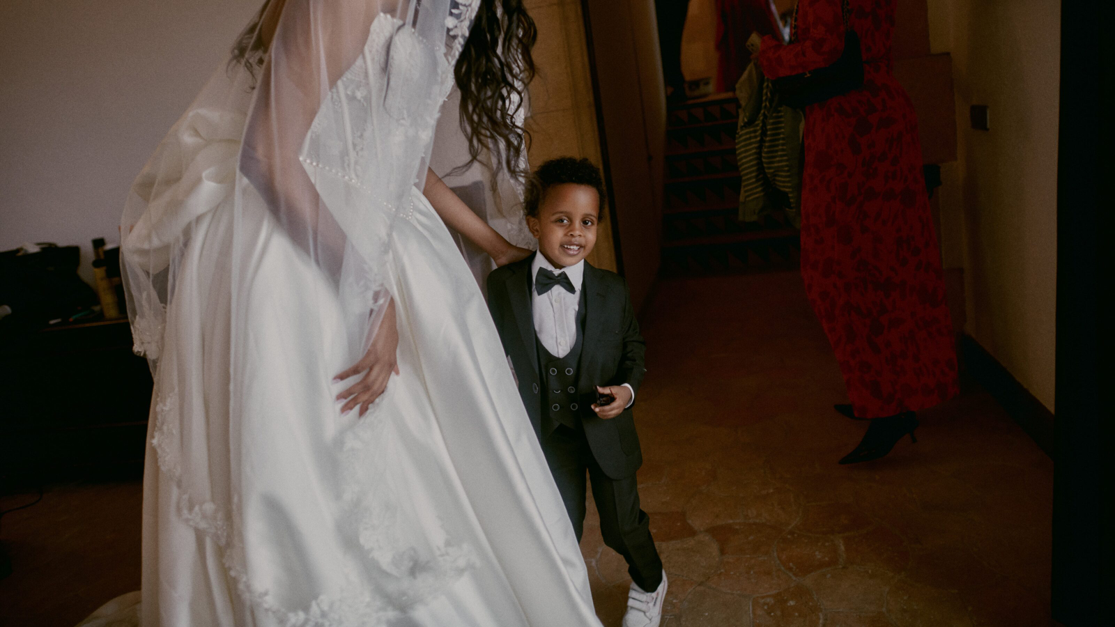 Guest sharing a toast