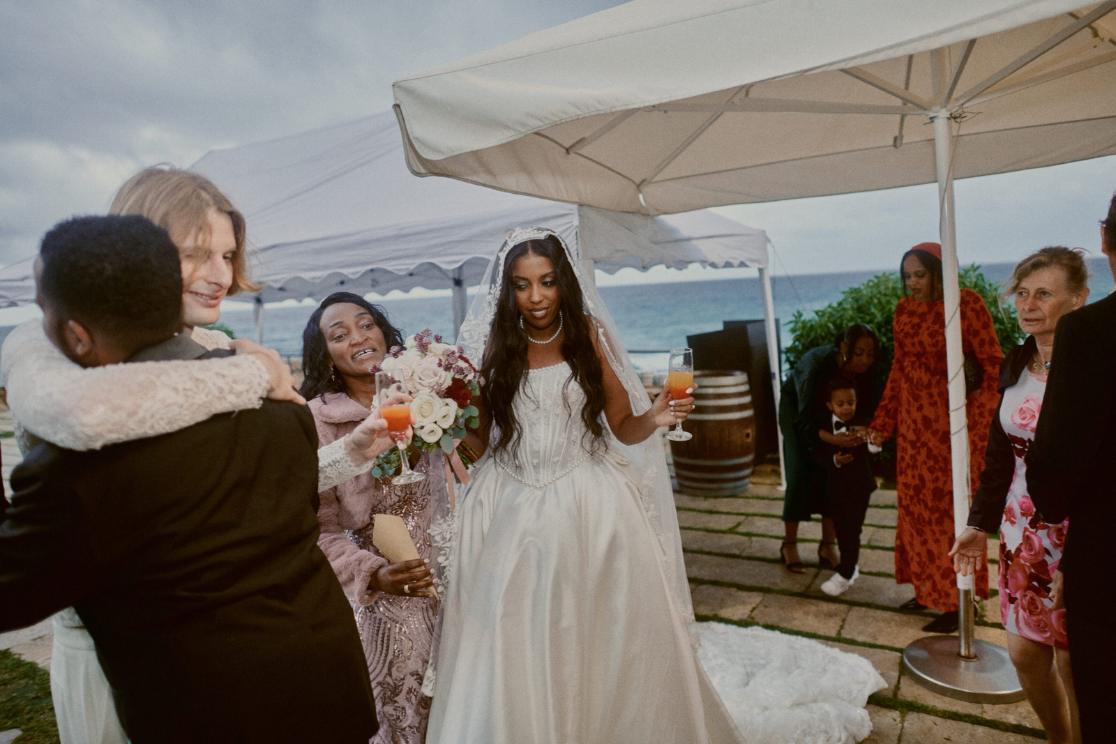 Guests enjoying the night