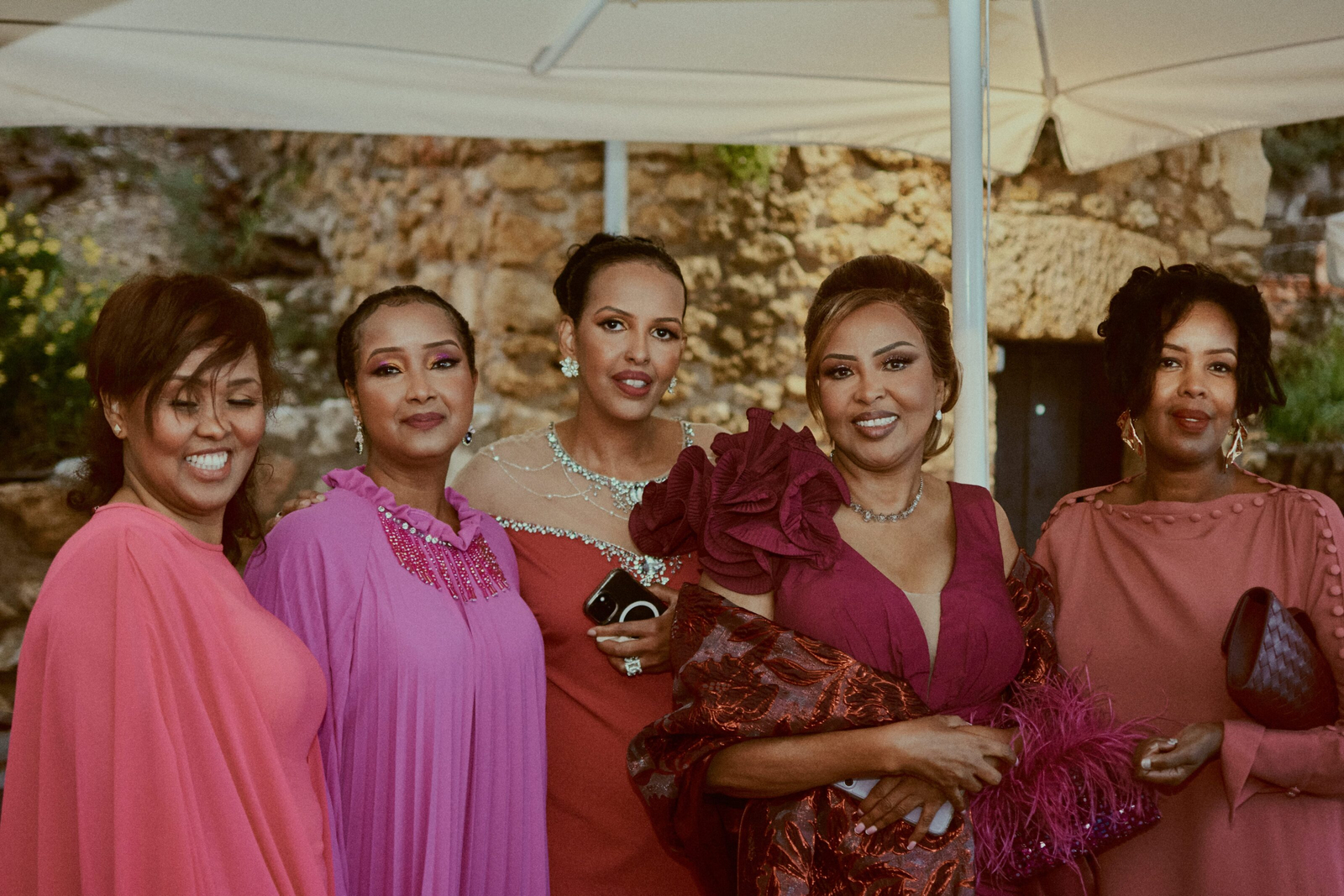 Friends enjoying the party