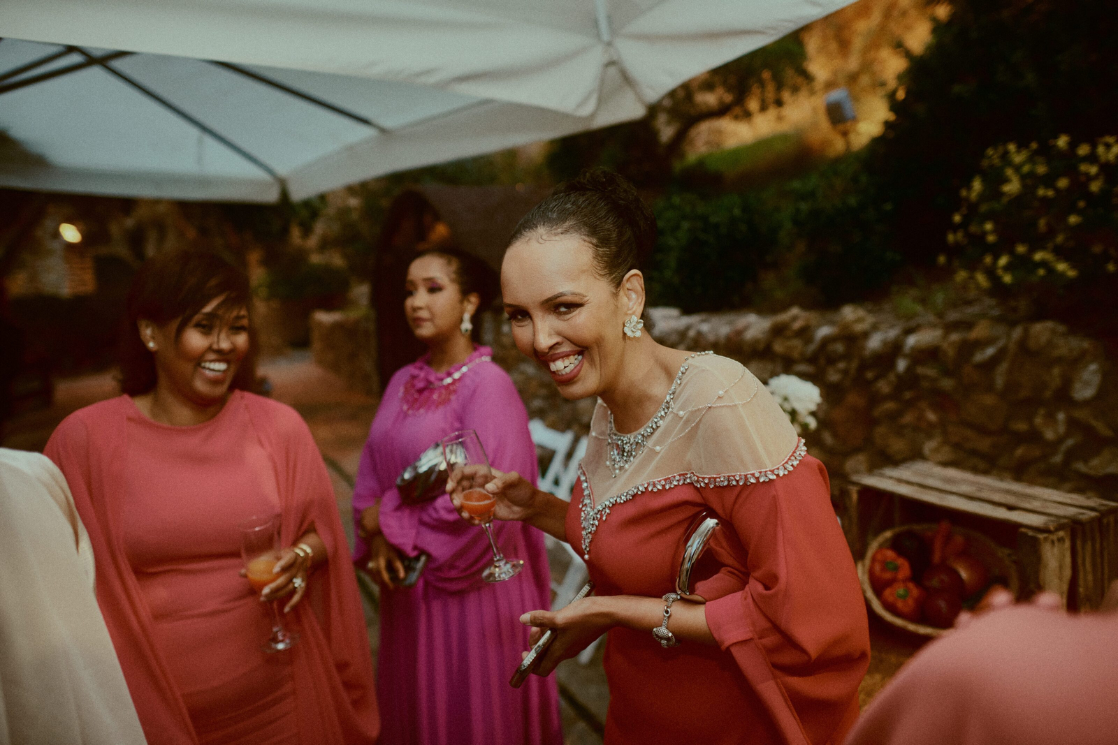 Guests dancing together