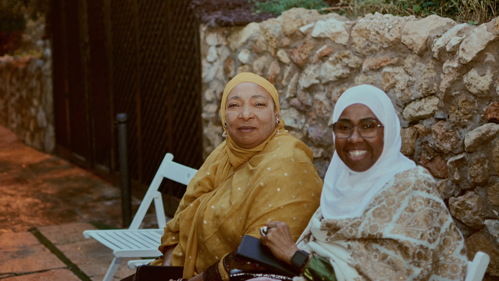 Guest raising a glass