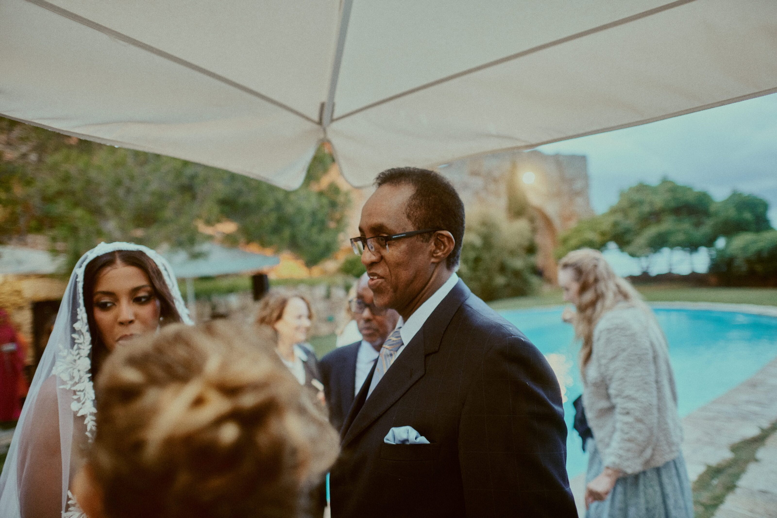 Friends enjoying the party