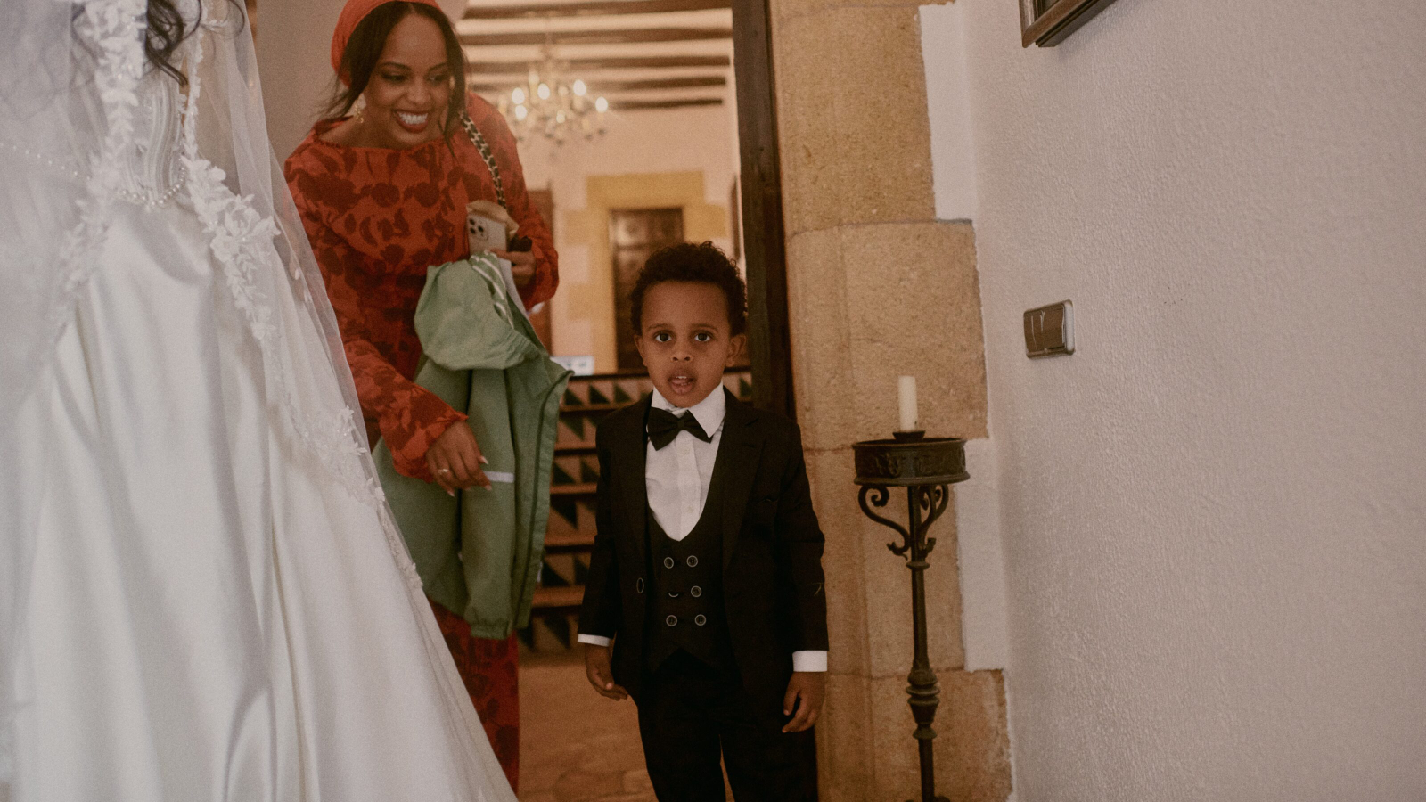 Friends laughing together