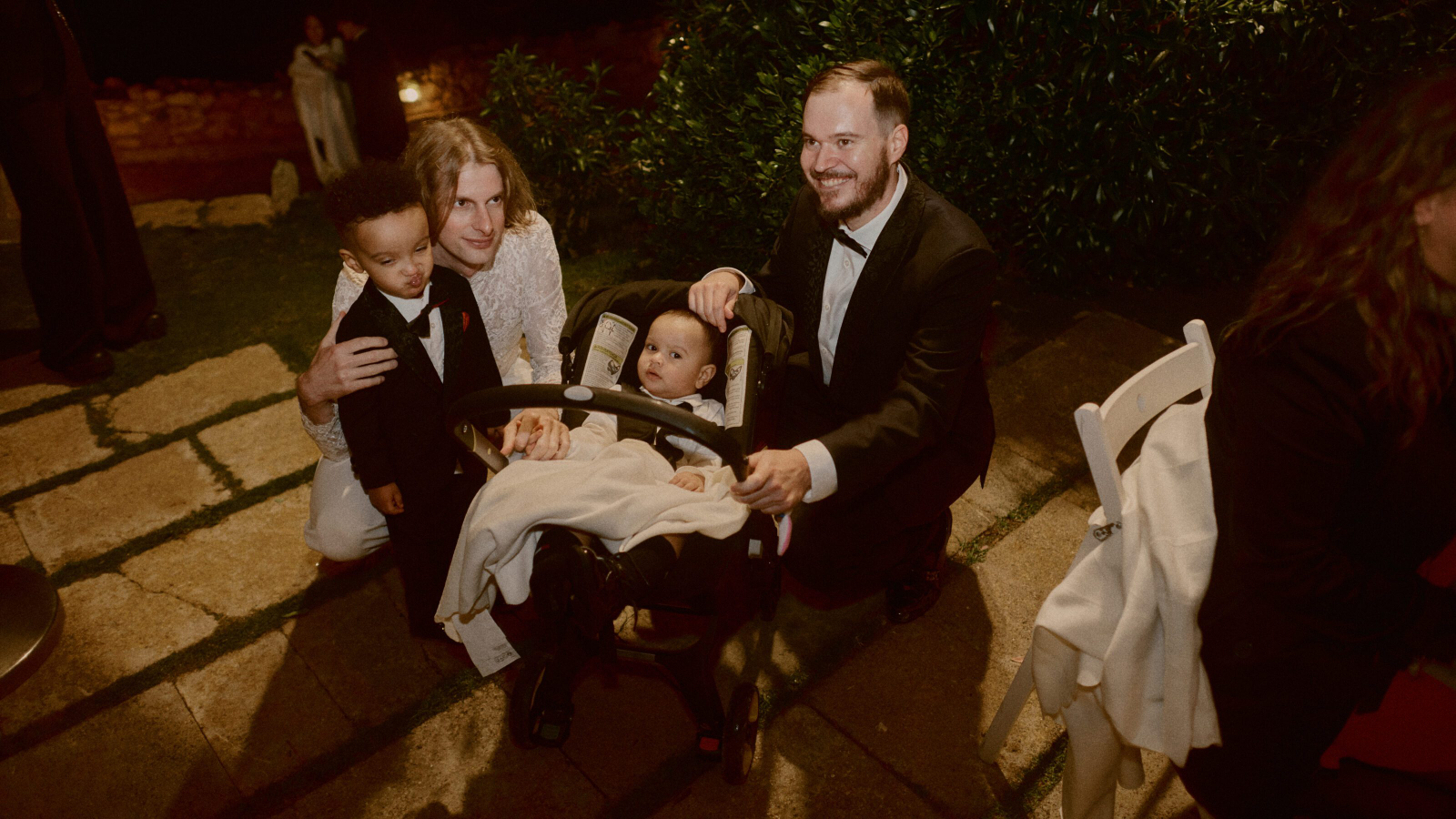 Guests enjoying the night