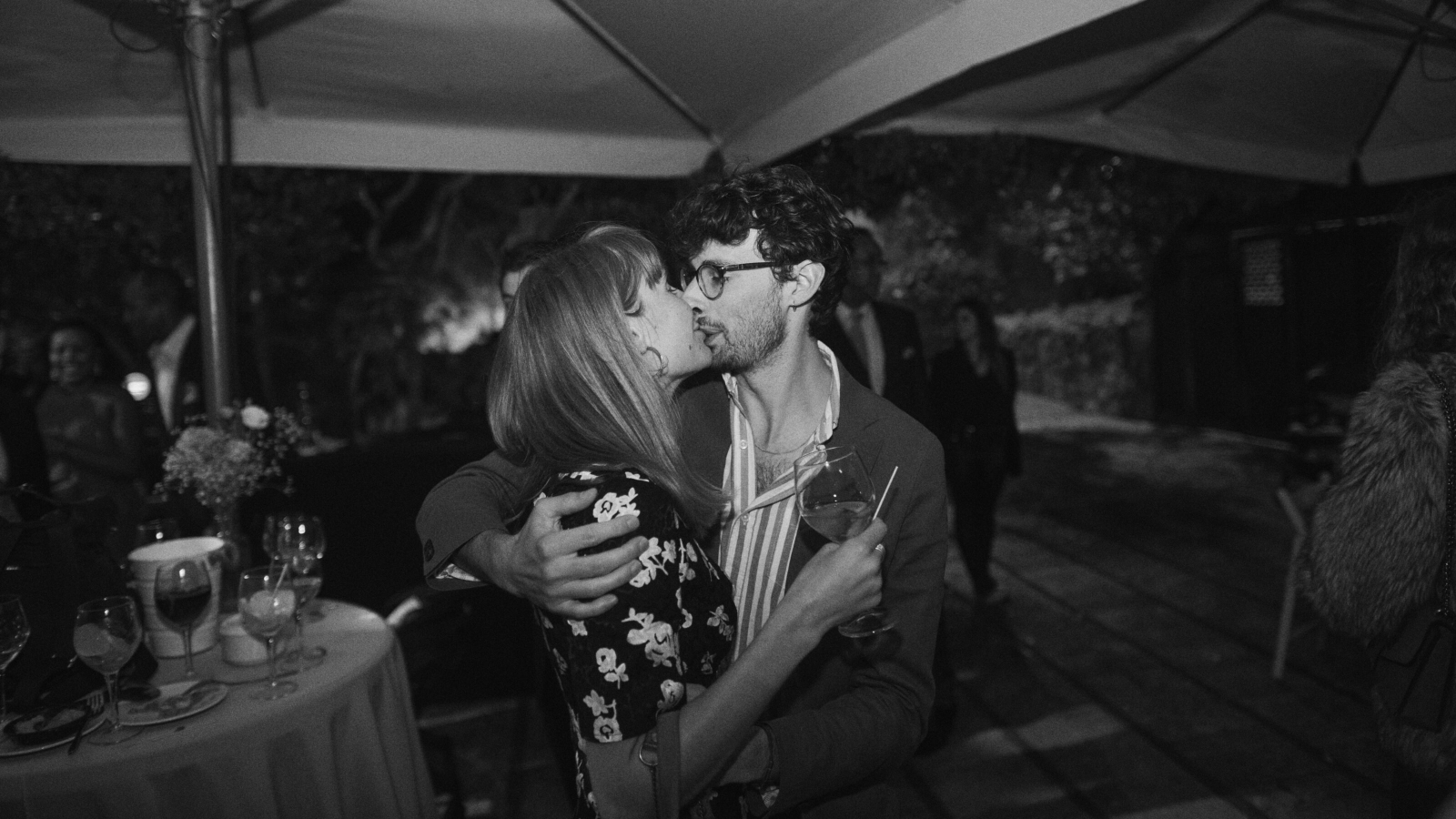 Friends enjoying the party