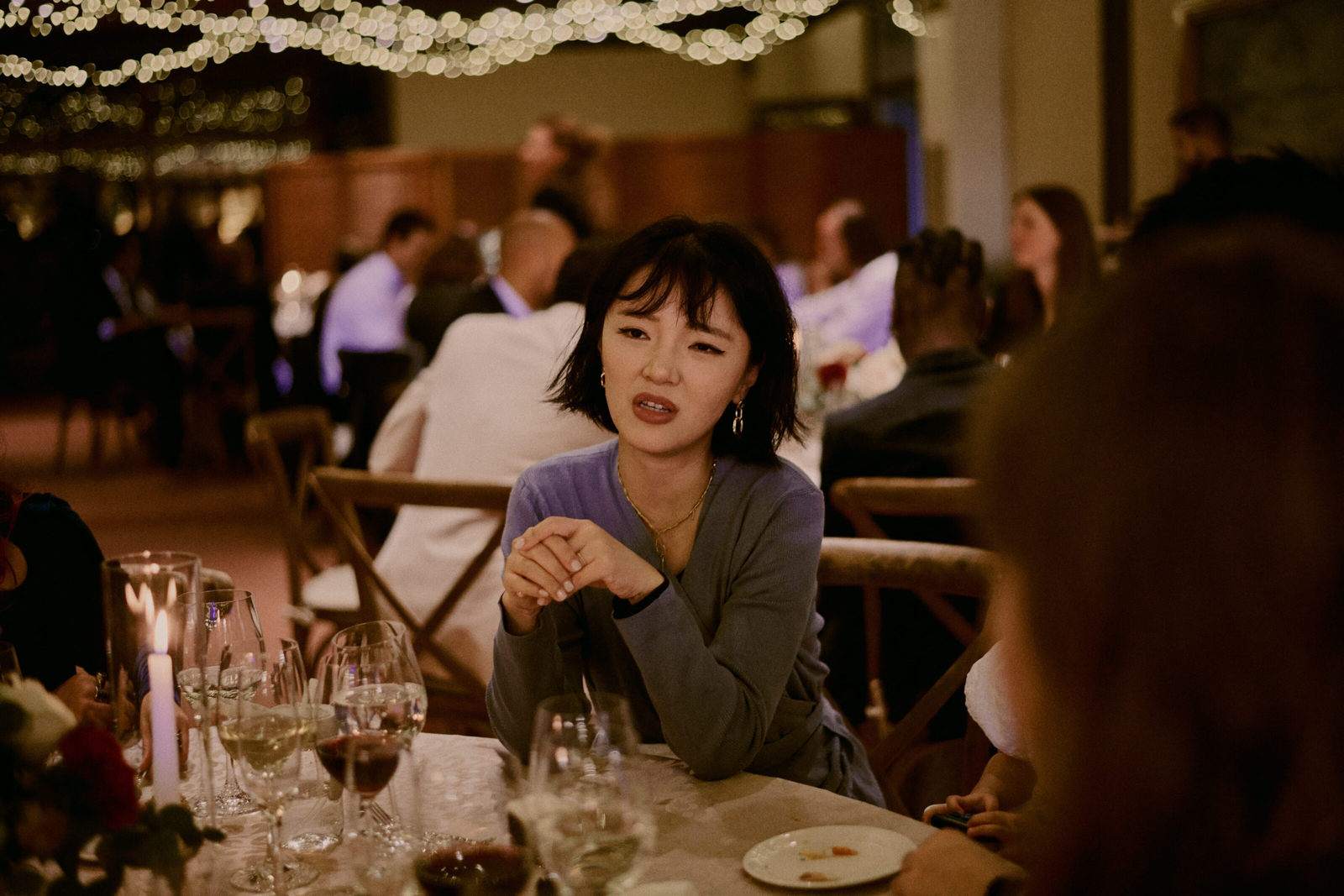 Guest smiling candidly