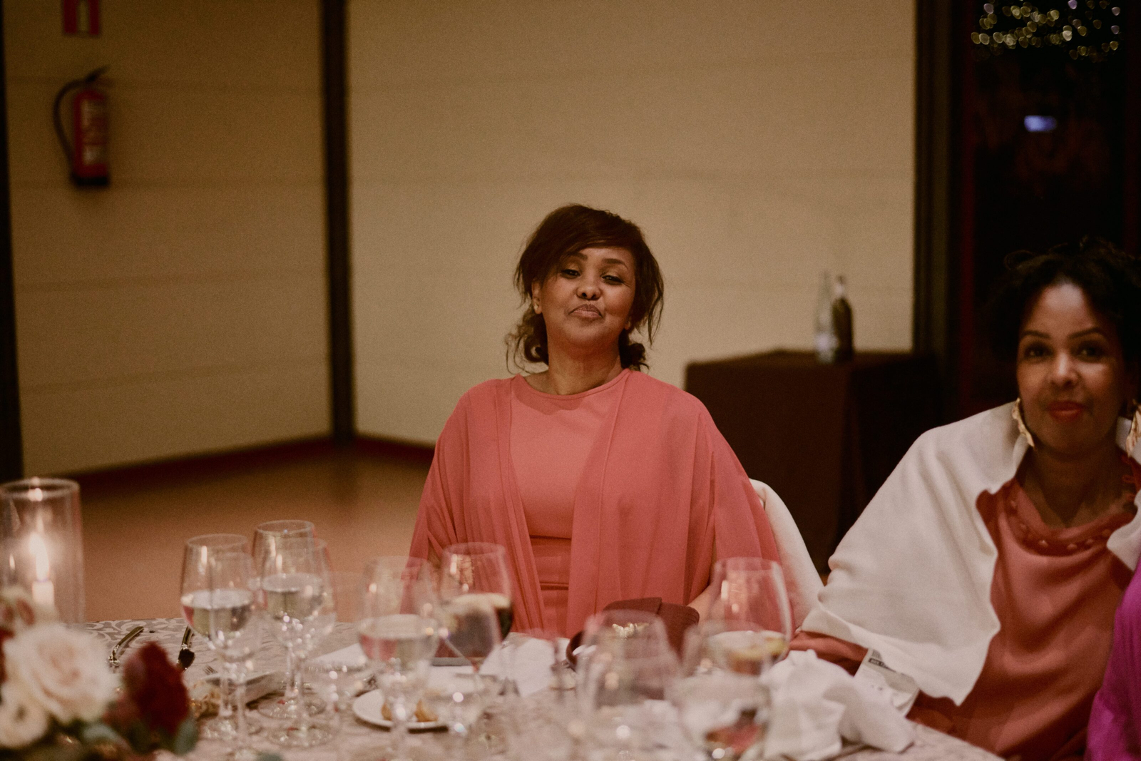 Group of friends enjoying the evening