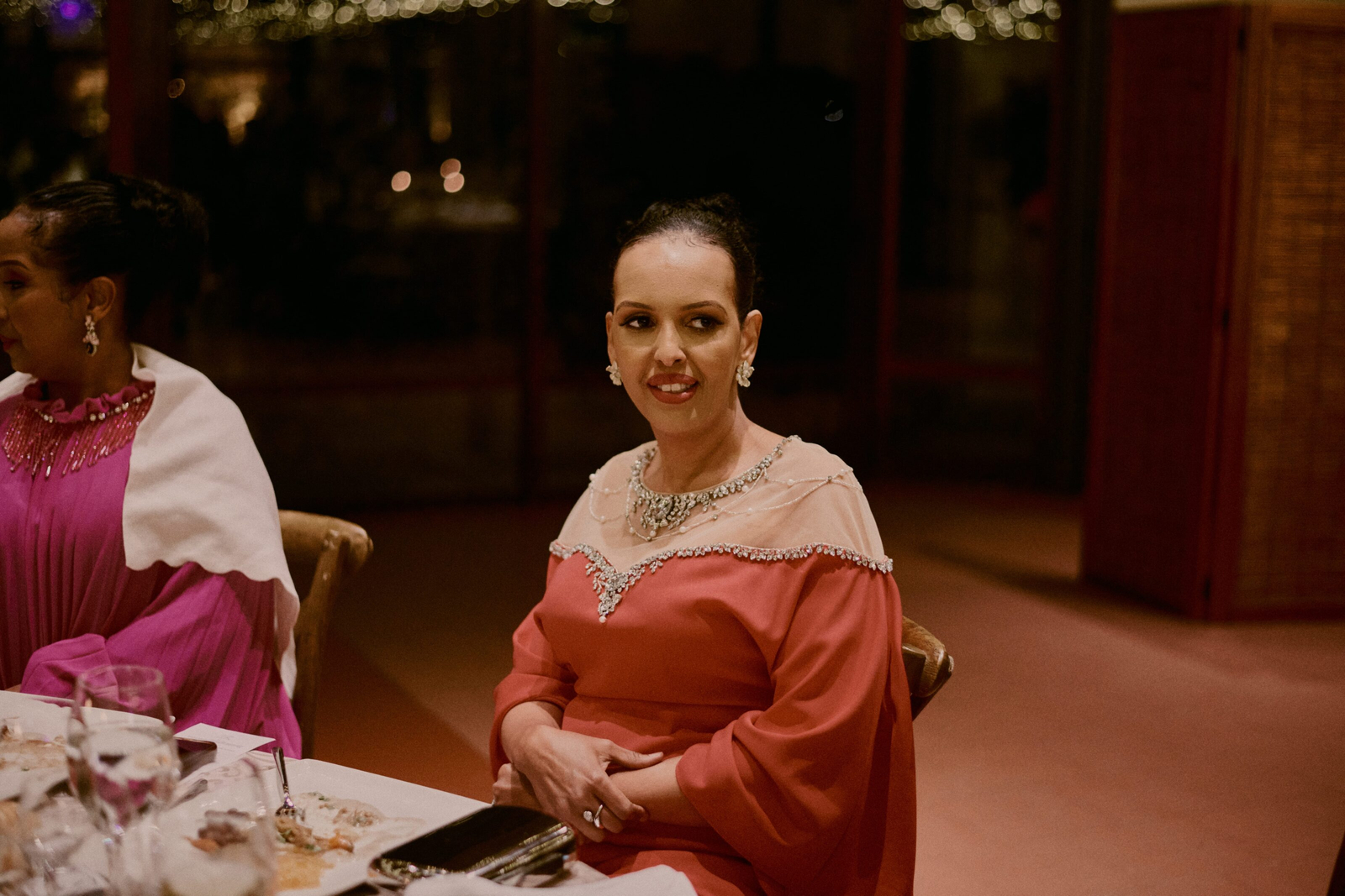 Guest captured in a candid moment