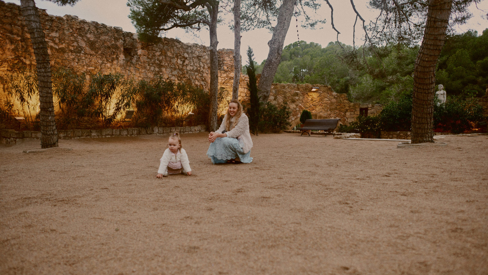 Guest captured in a candid laugh