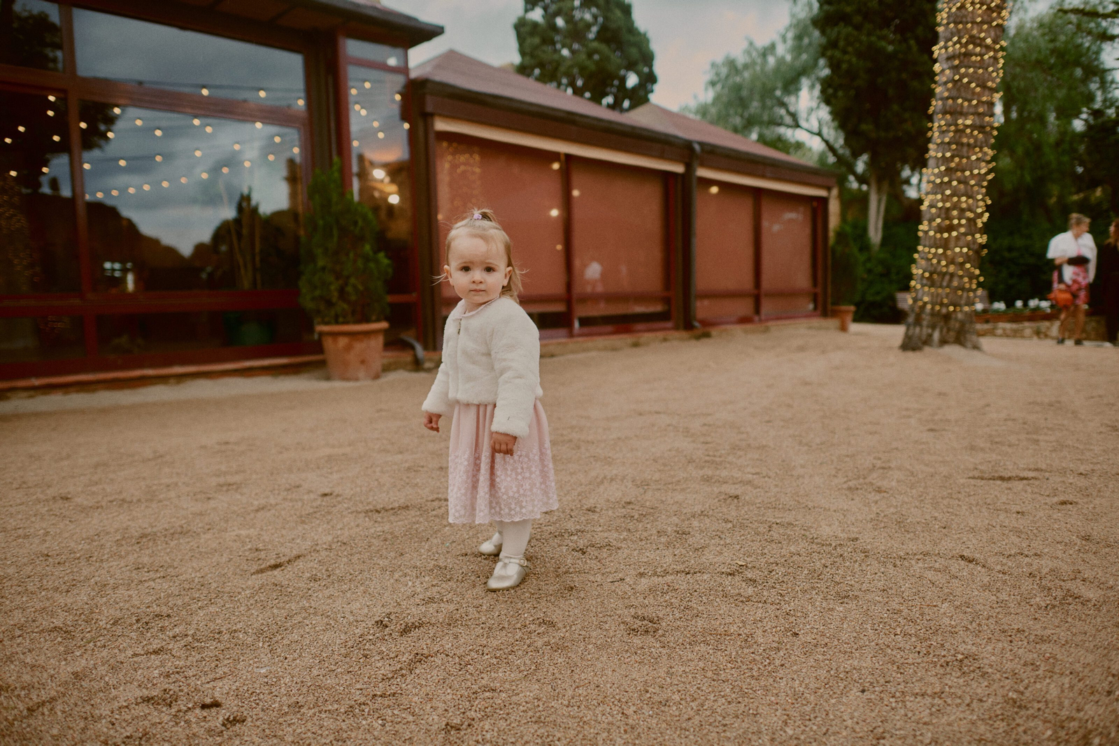 Guest with a bright smile