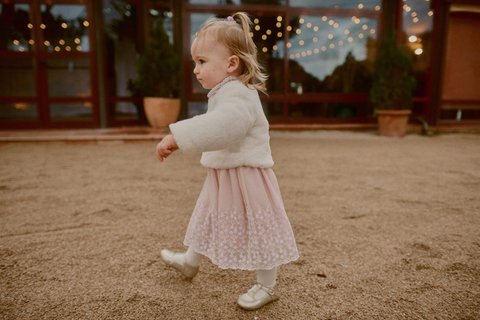 Guest laughing with friends