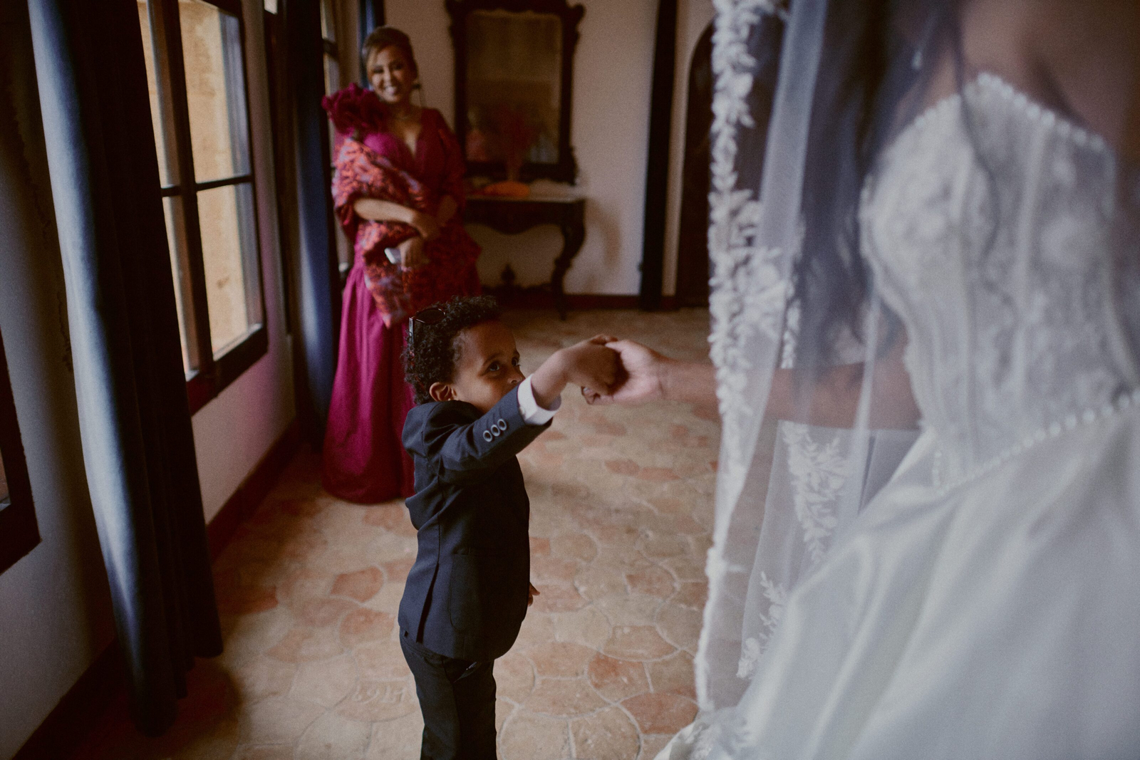 Guest looking stylish