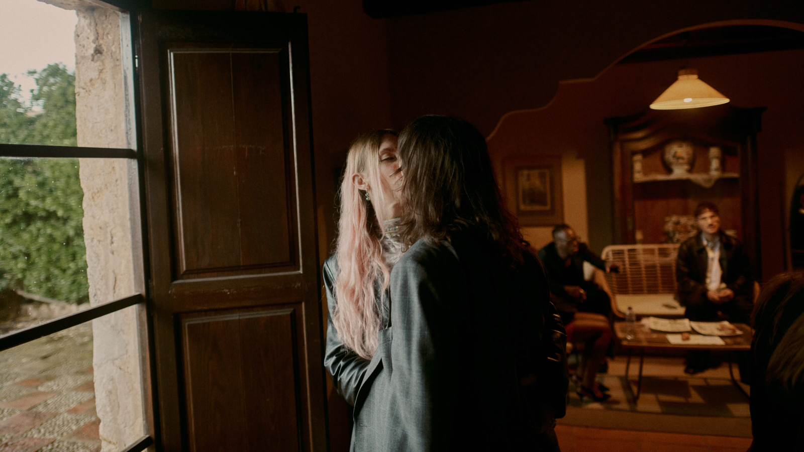 Friends enjoying the party