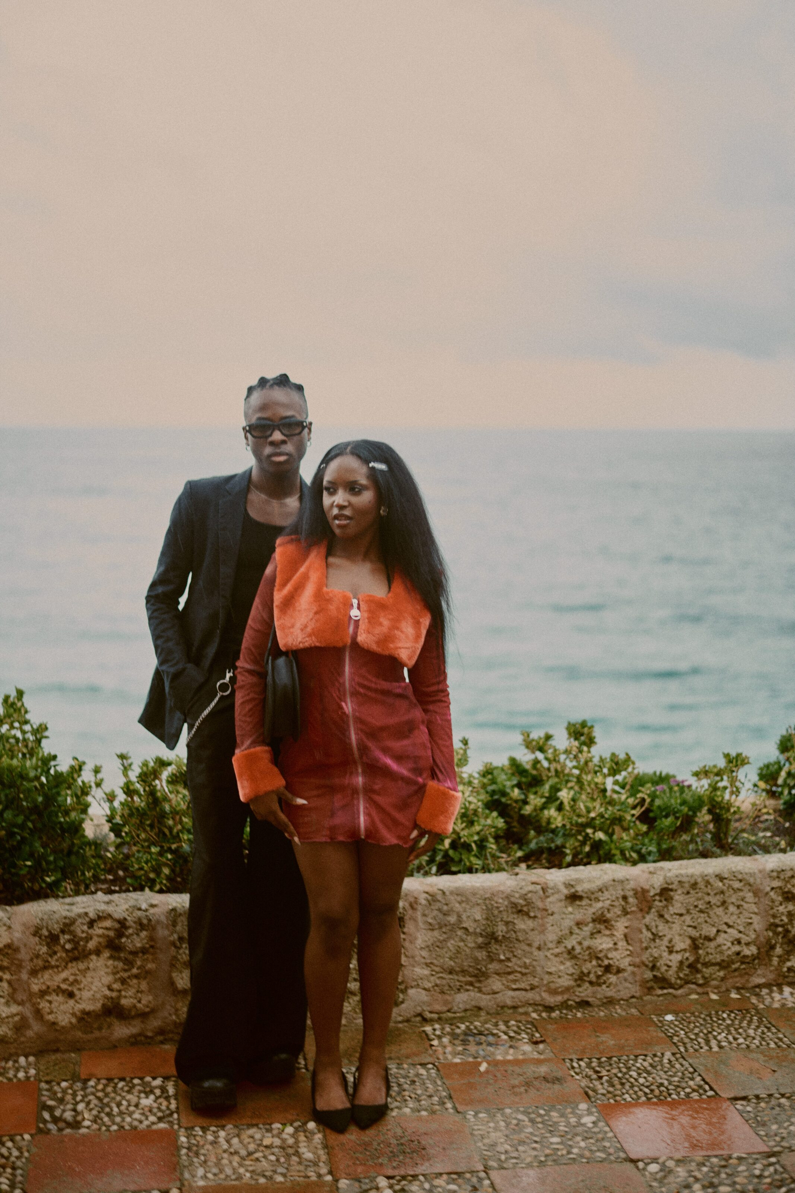 Group of friends at the wedding