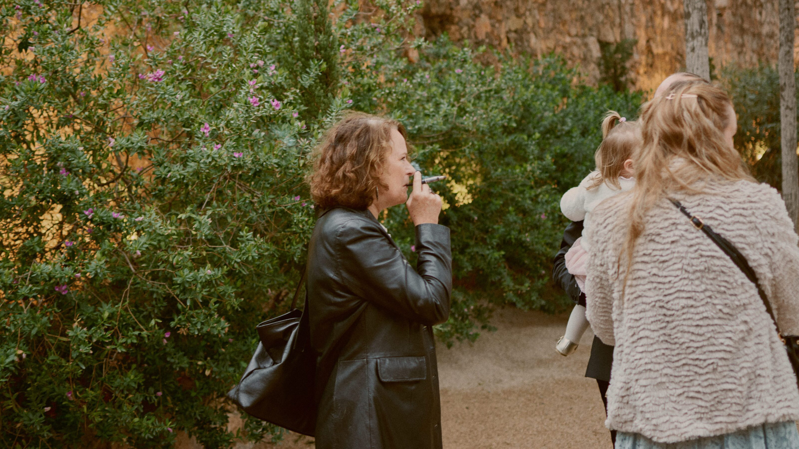 Guest sharing a laugh