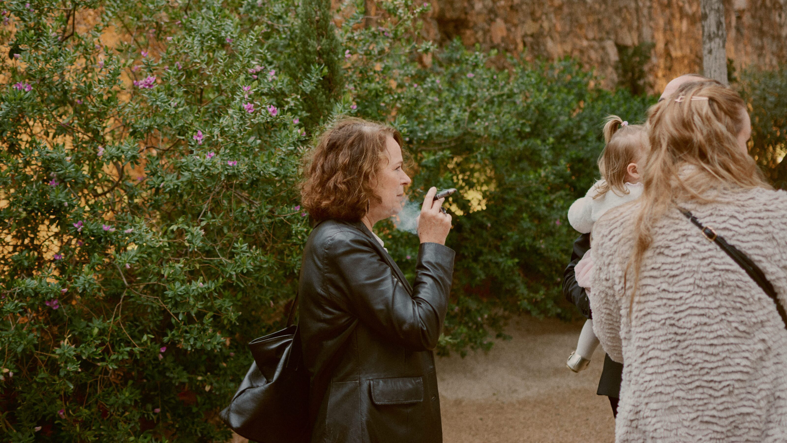 Guest raising a glass