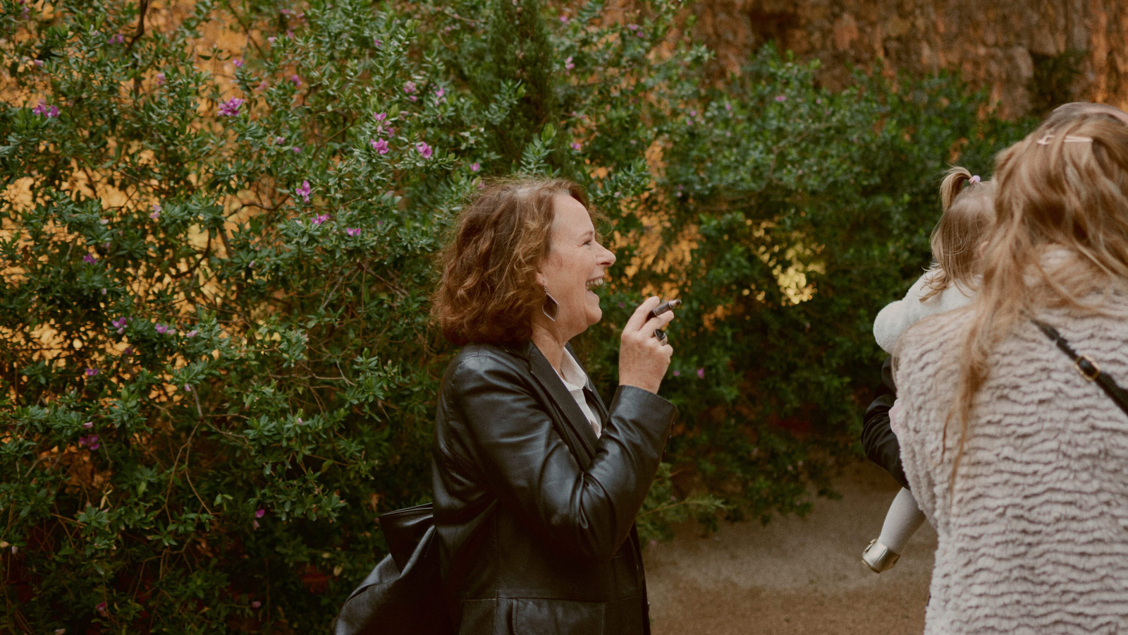 Guest smiling candidly