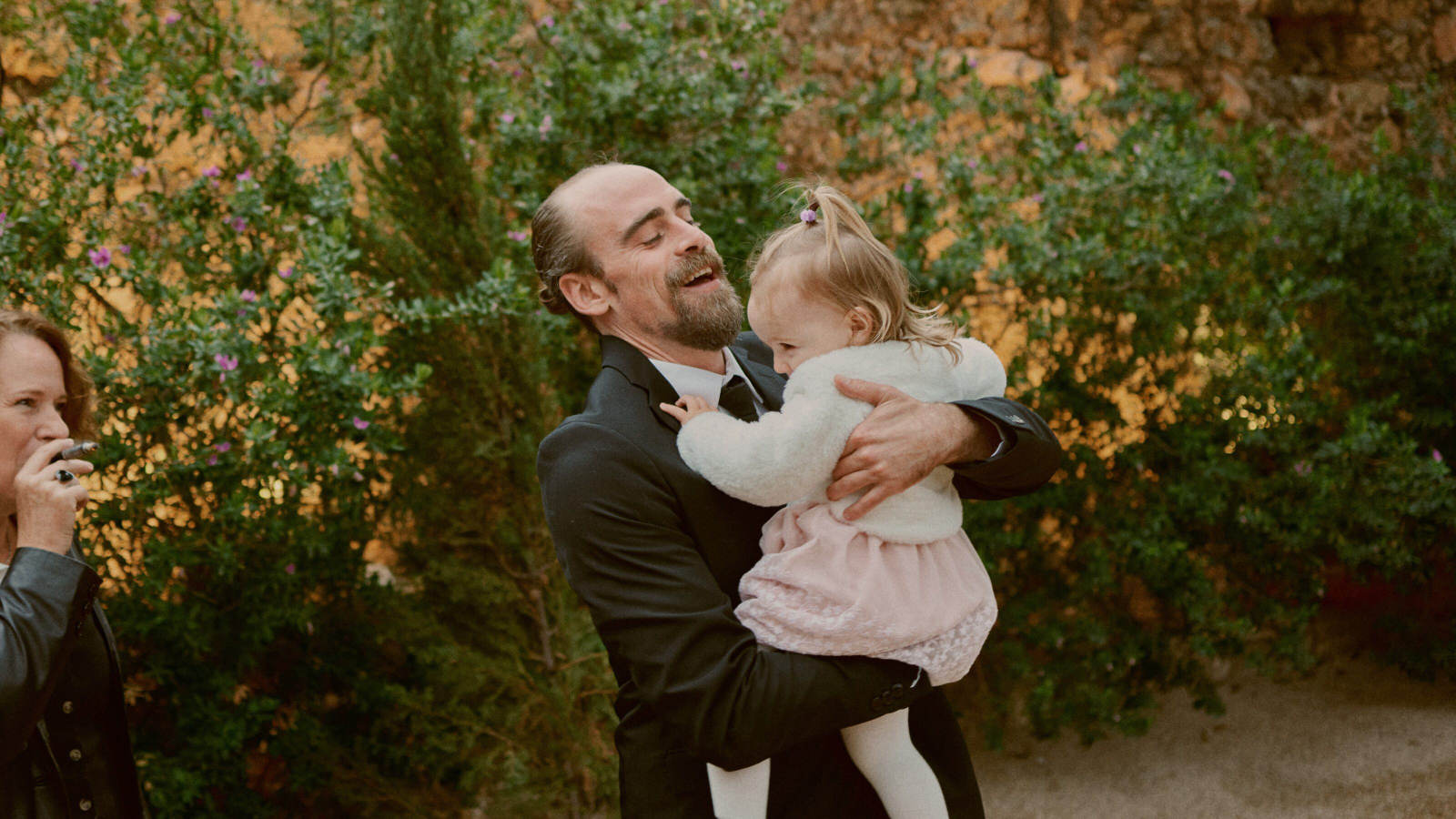 Guest with an elegant smile