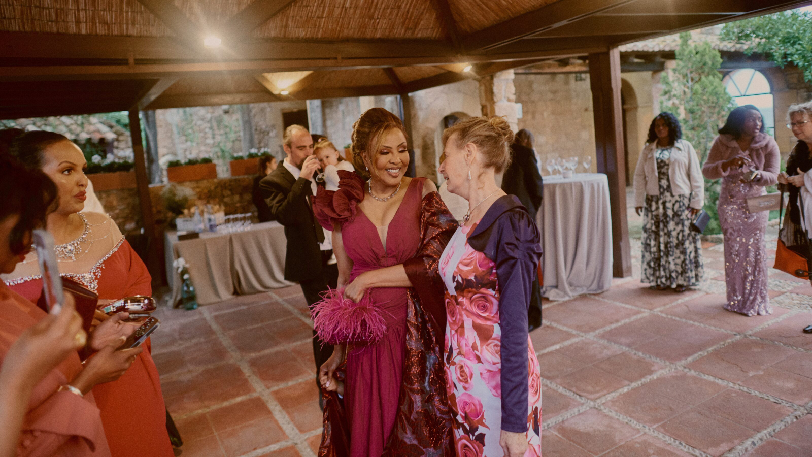 Guest smiling warmly