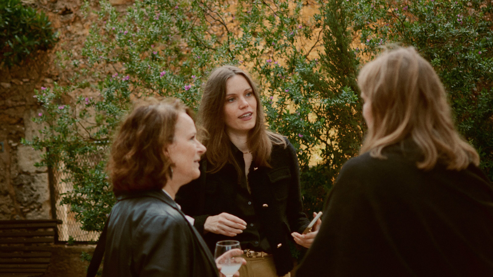 Group of friends at the party