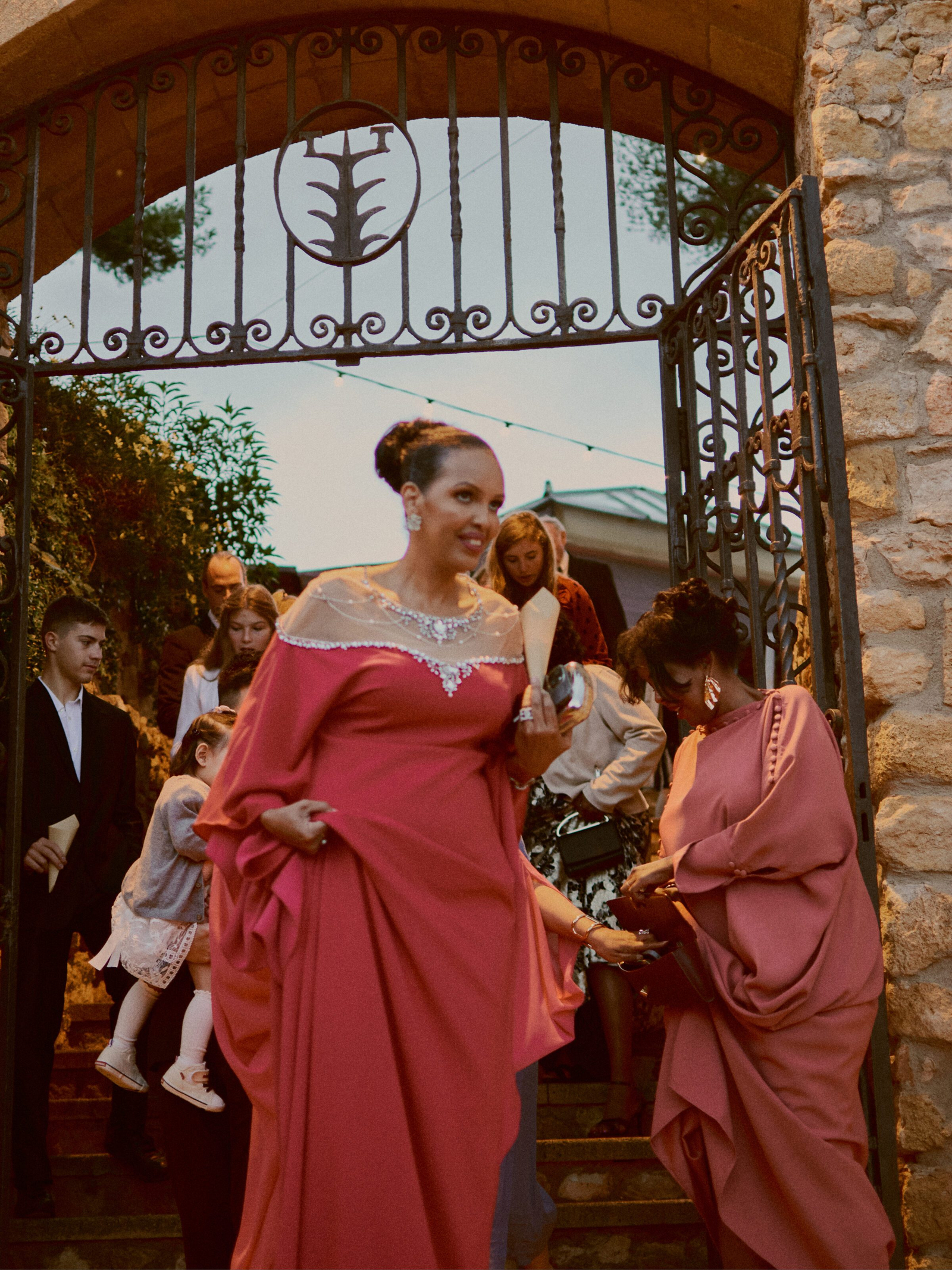 Friends enjoying the party