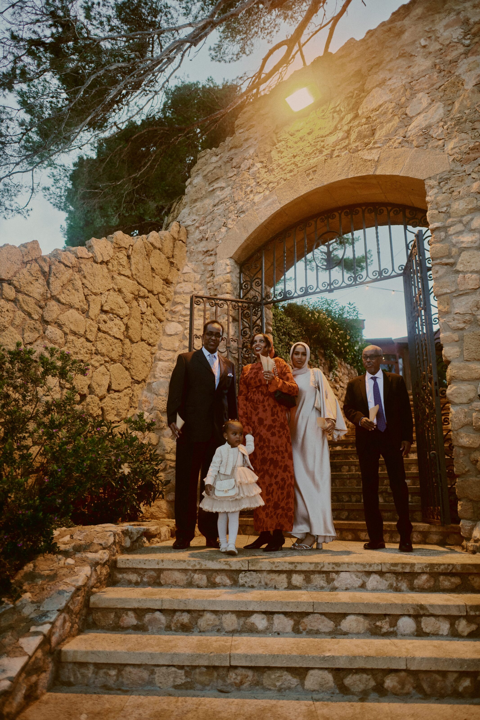 Guest with an elegant look