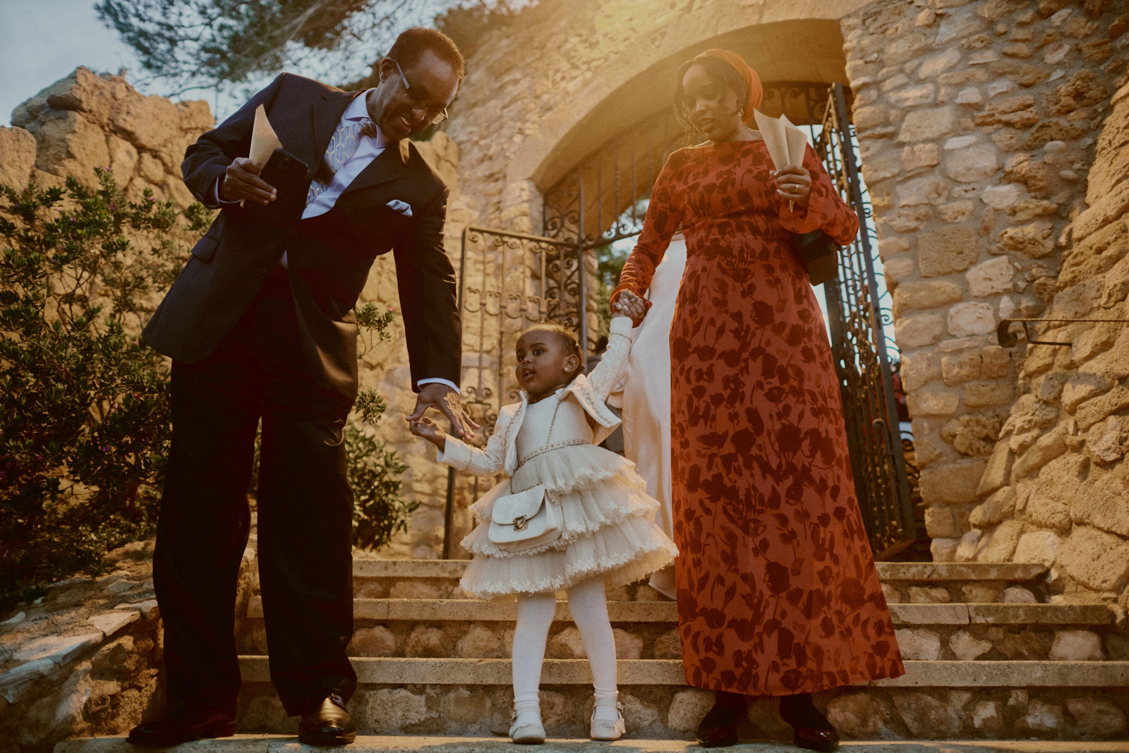 Guests dancing together