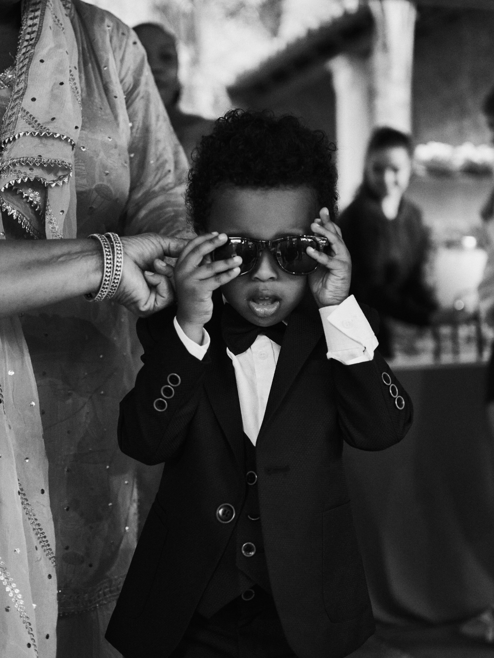 Guest with elegant attire