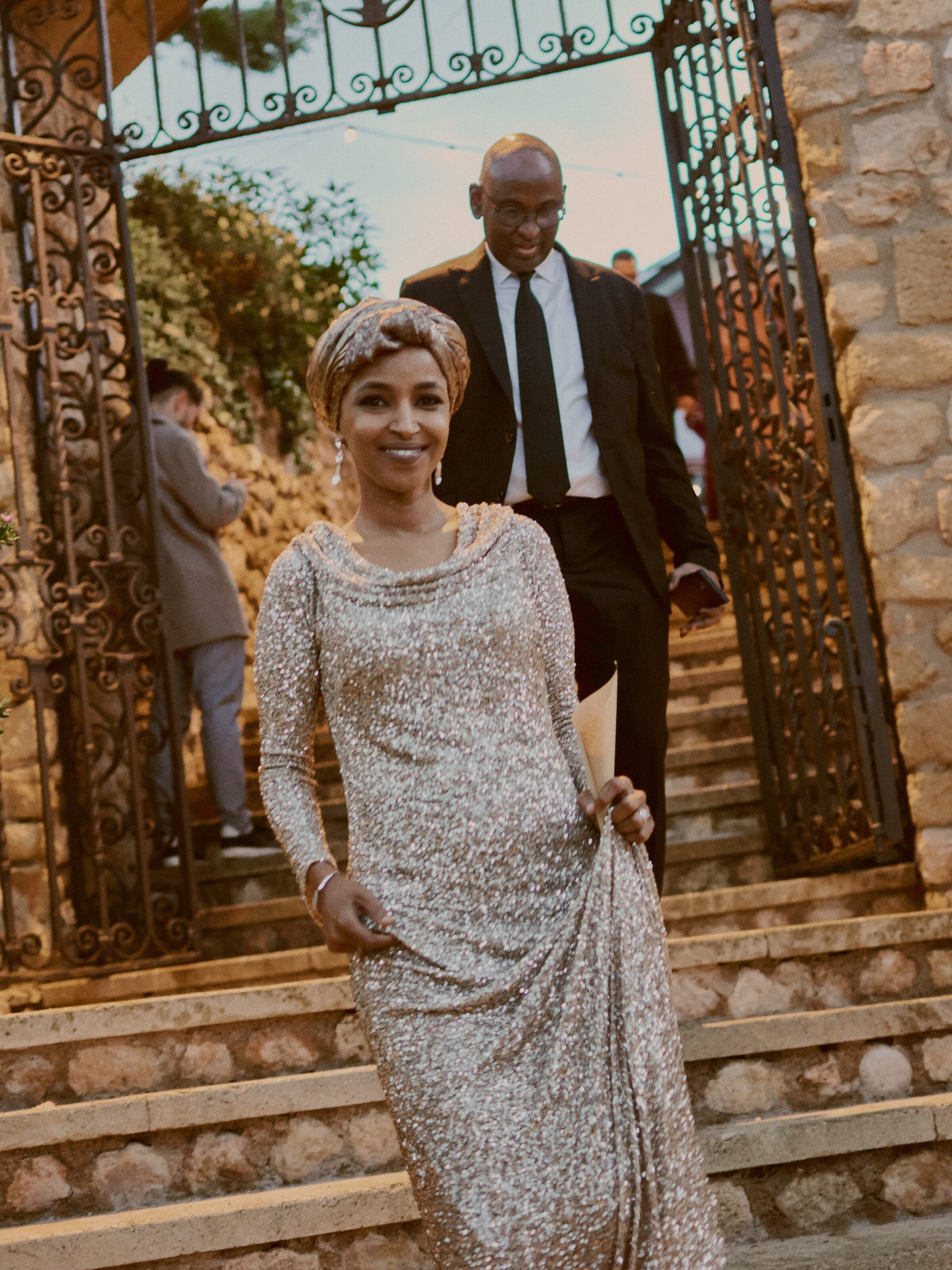 Guest smiling candidly