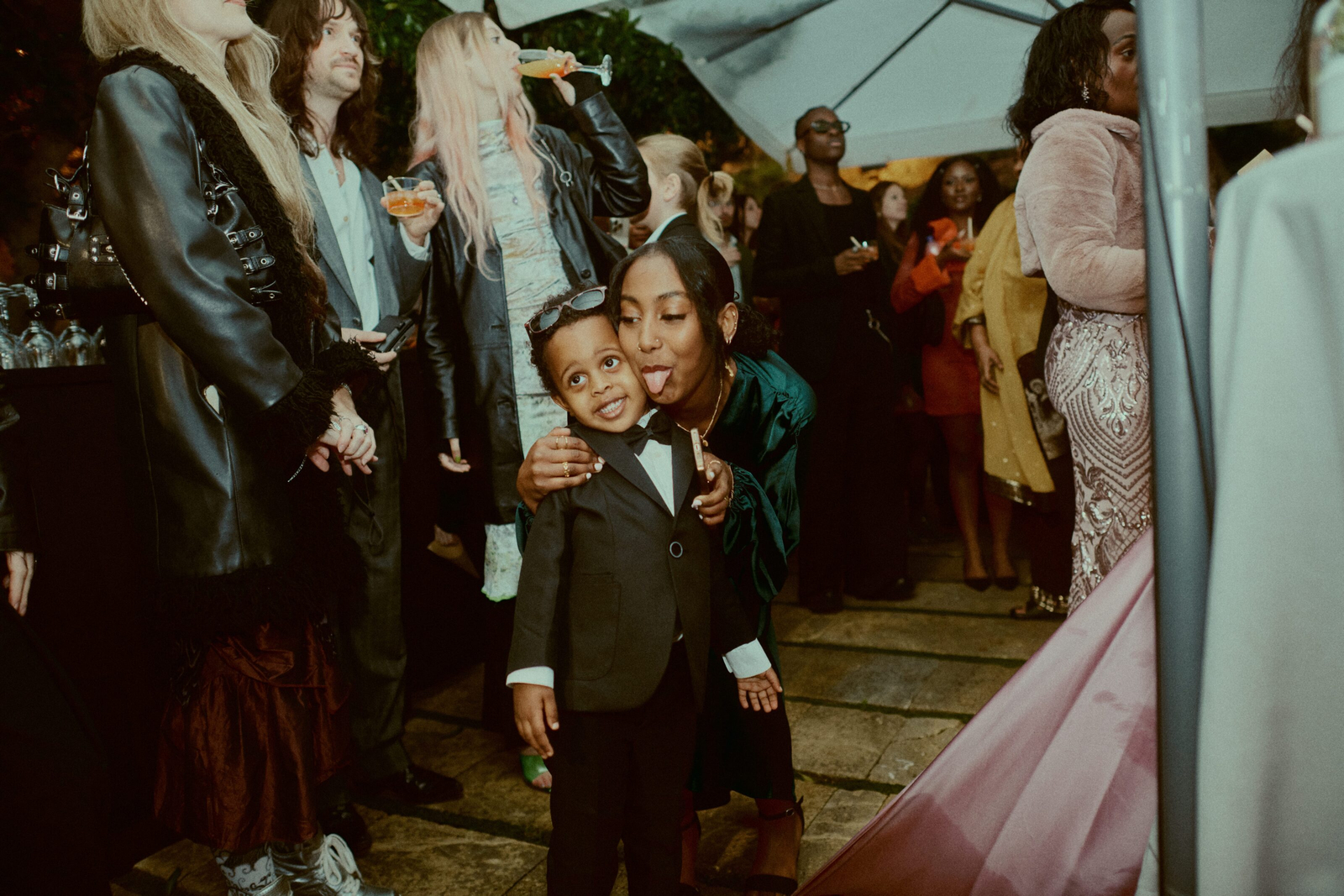 Guest captured in a candid moment