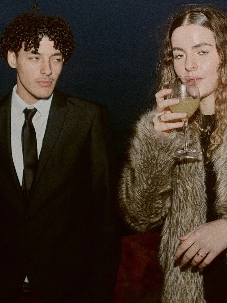 Guest portrait at a wedding in Barcelona