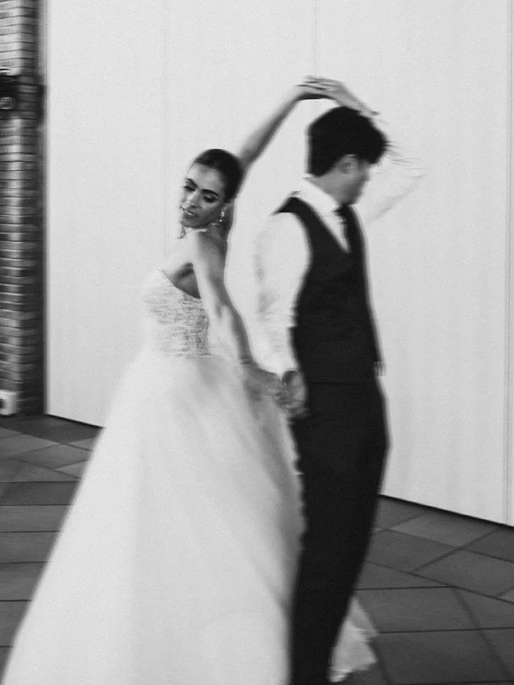 Dance photography at a wedding in Barcelona